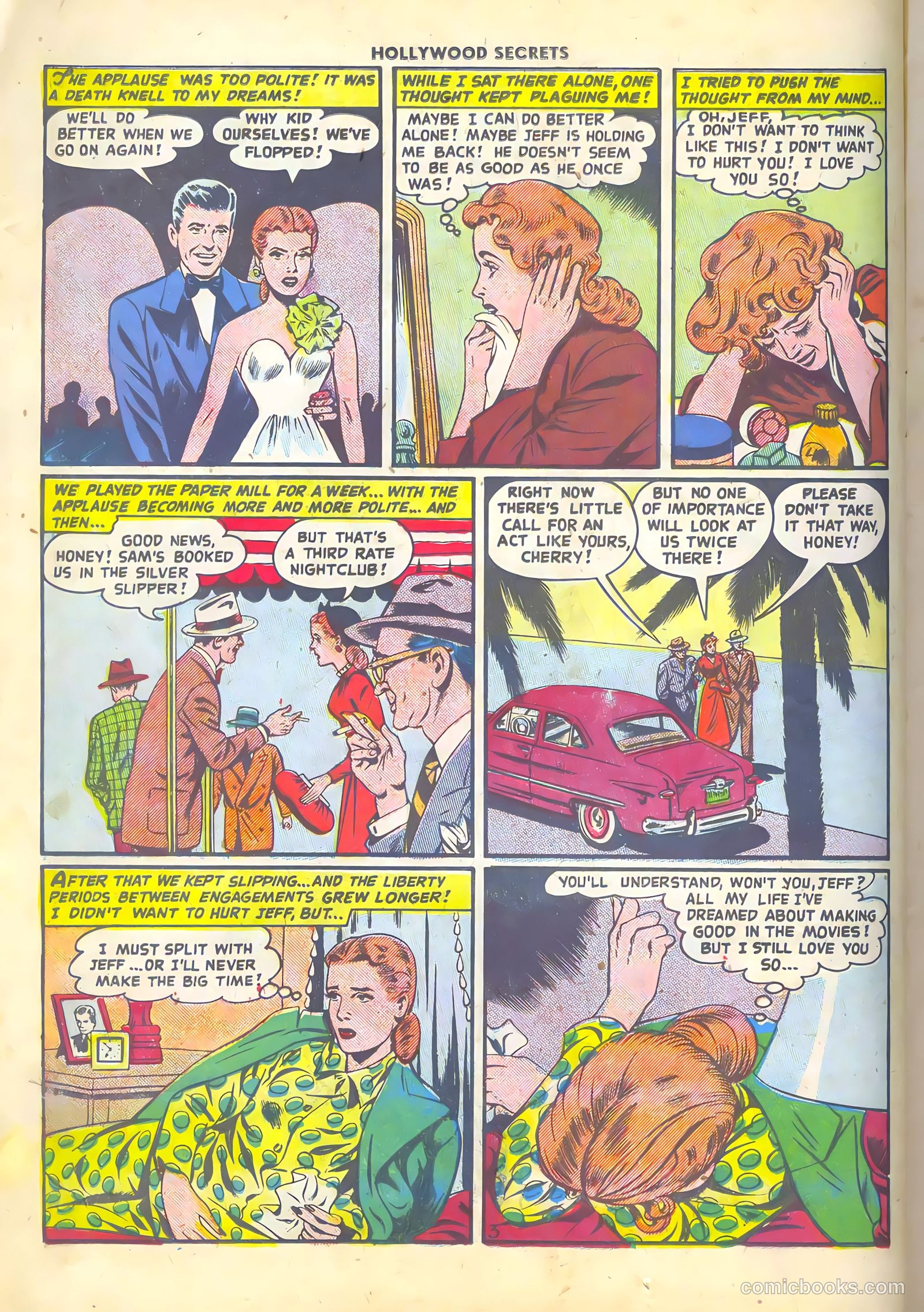 Hollywood Secrets #1 (1949) — page 14 of 36