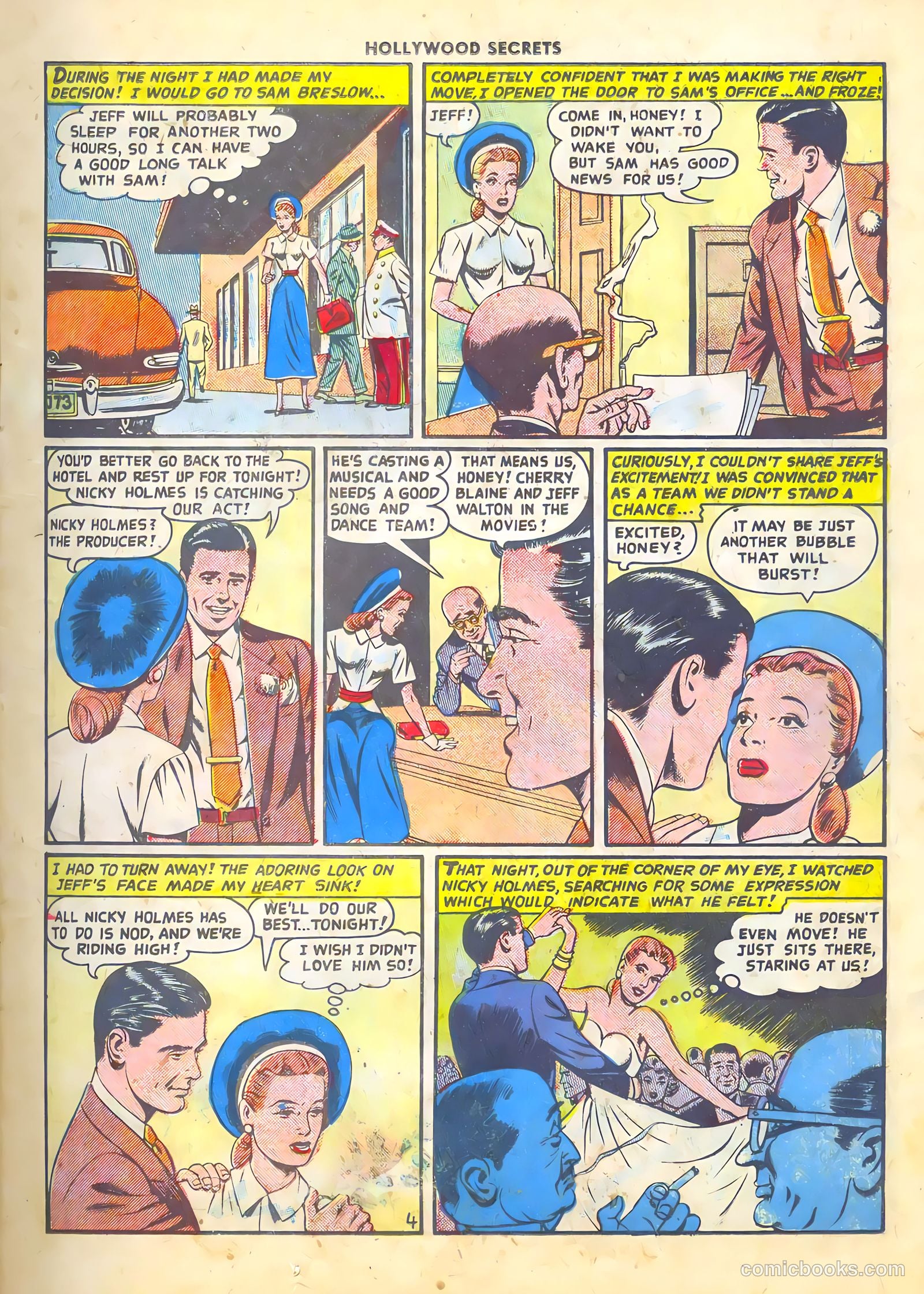 Hollywood Secrets #1 (1949) — page 15 of 36