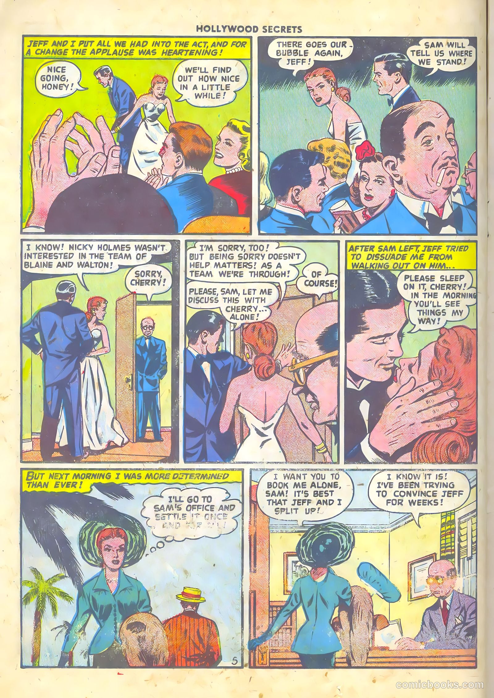 Hollywood Secrets #1 (1949) — page 16 of 36