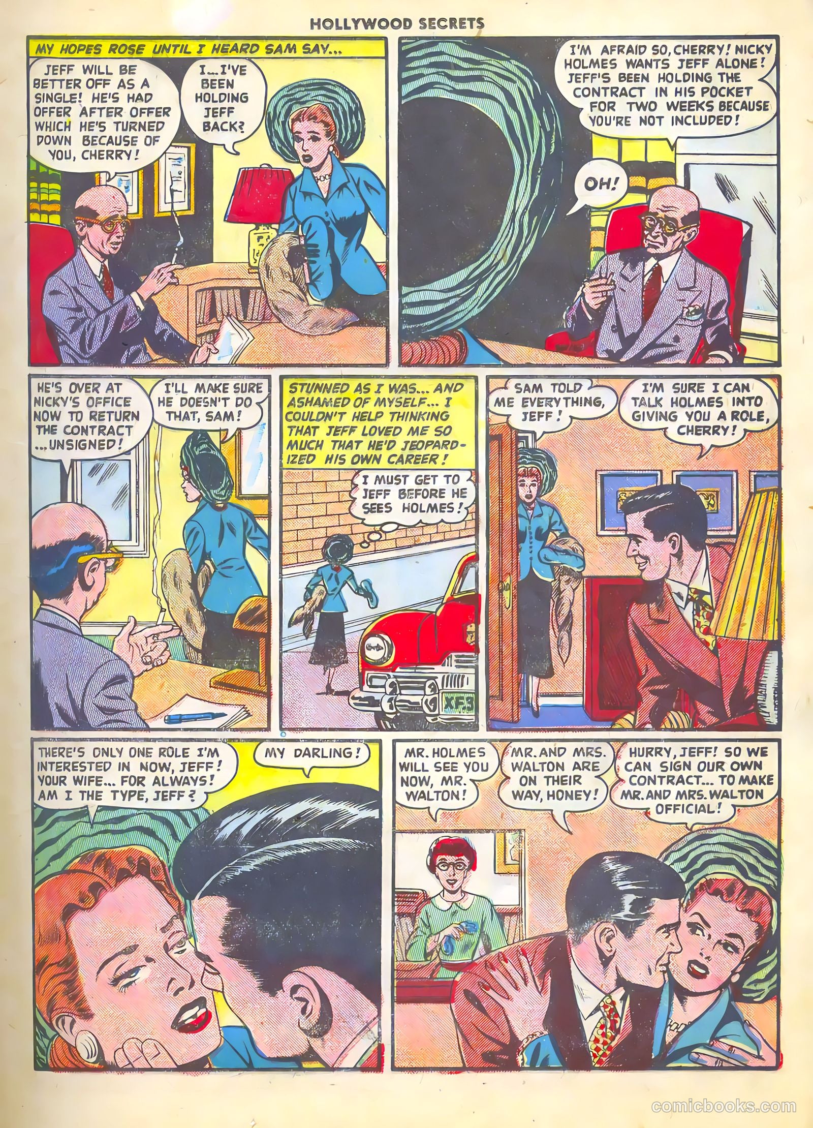 Hollywood Secrets #1 (1949) — page 17 of 36