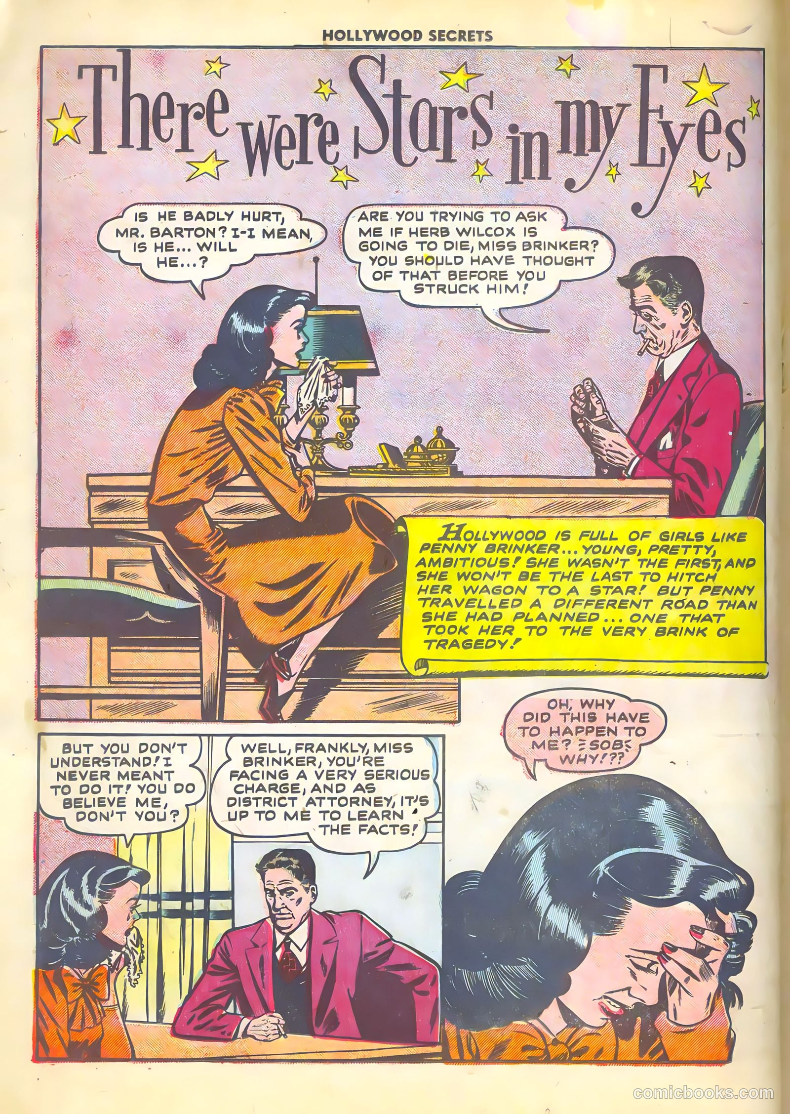 Hollywood Secrets #1 (1949) — page 18 of 36