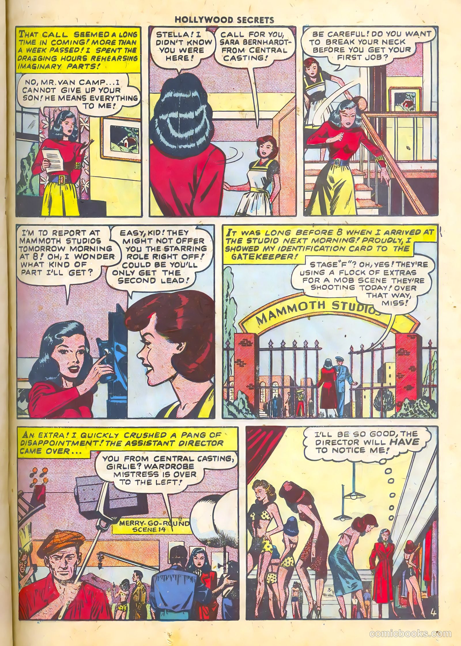 Hollywood Secrets #1 (1949) — page 21 of 36