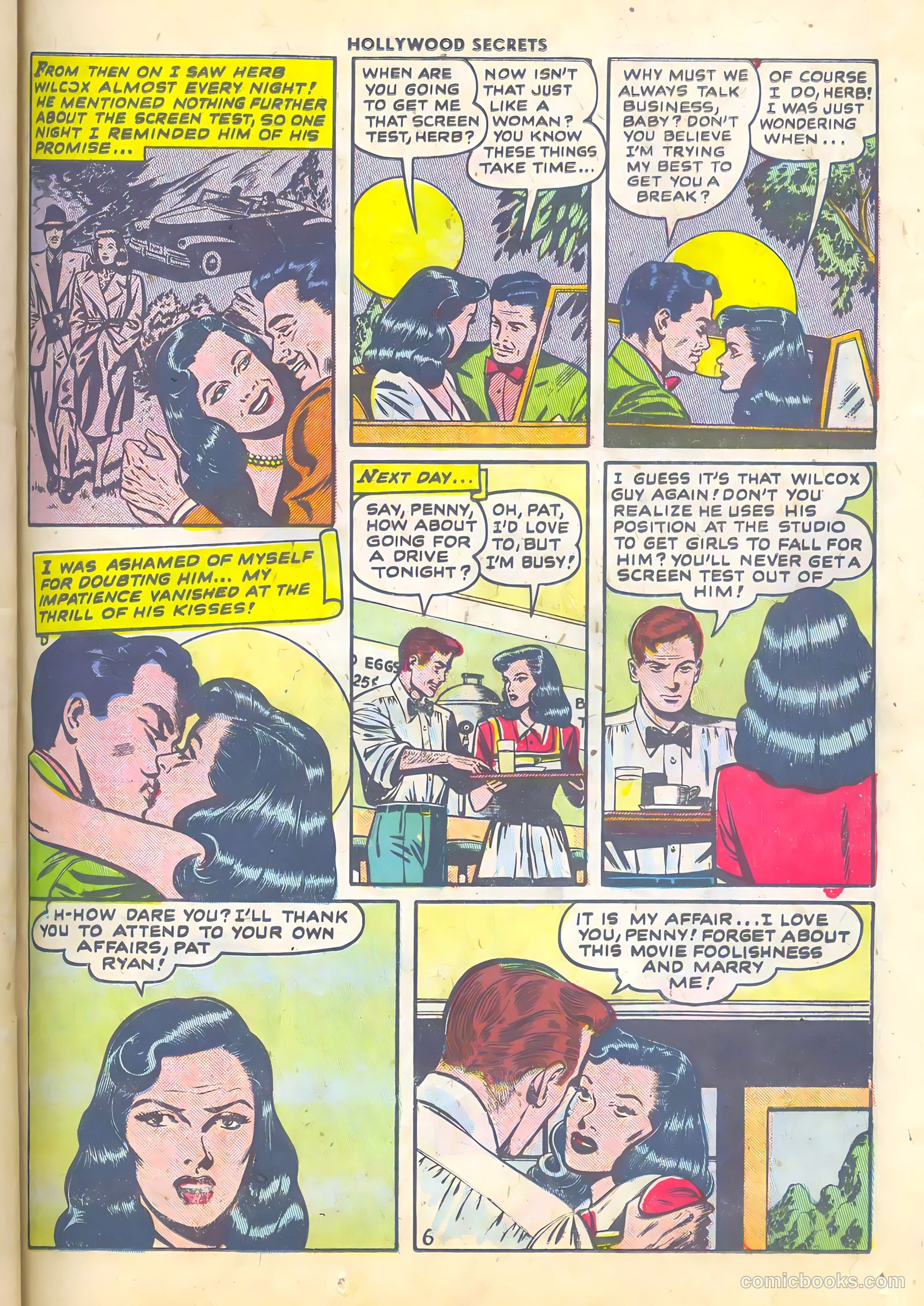 Hollywood Secrets #1 (1949) — page 23 of 36