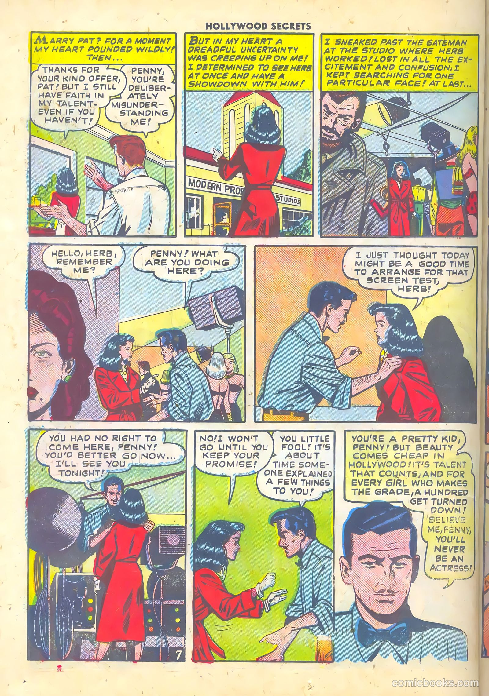 Hollywood Secrets #1 (1949) — page 24 of 36