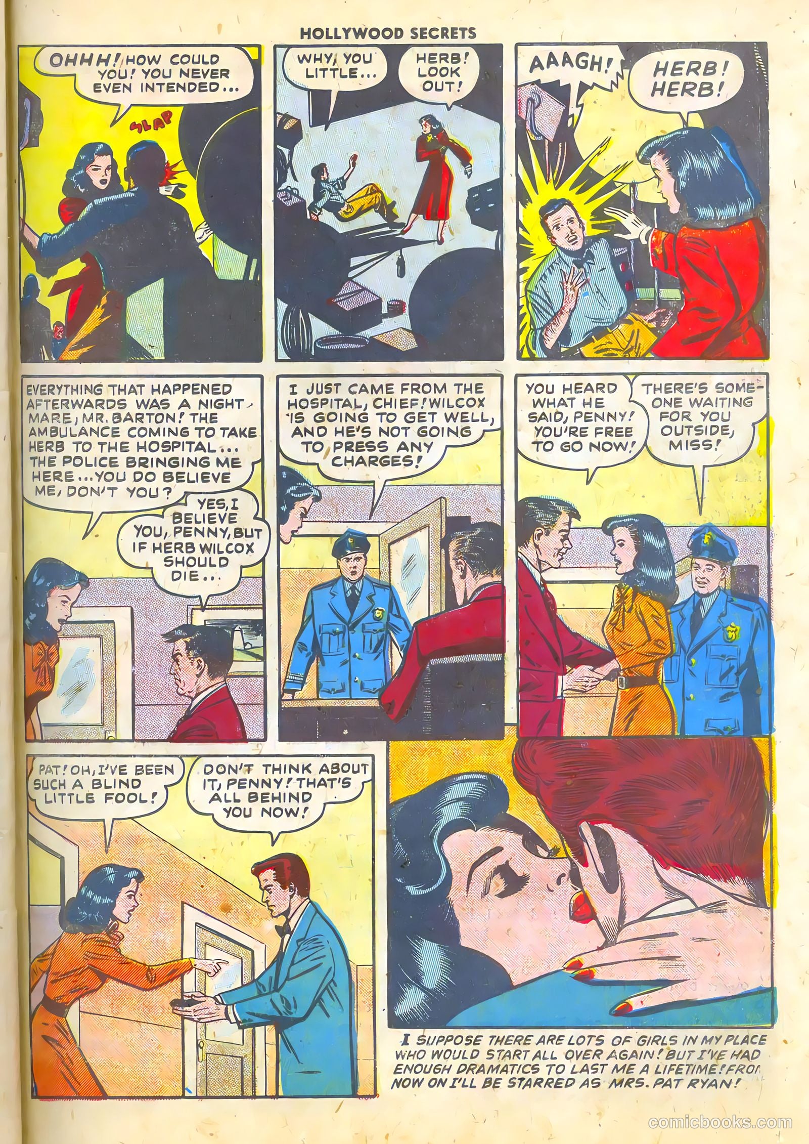 Hollywood Secrets #1 (1949) — page 25 of 36