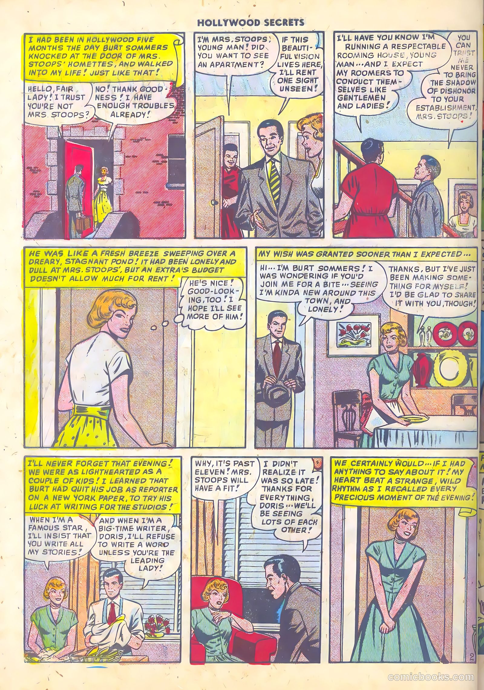 Hollywood Secrets #1 (1949) — page 28 of 36