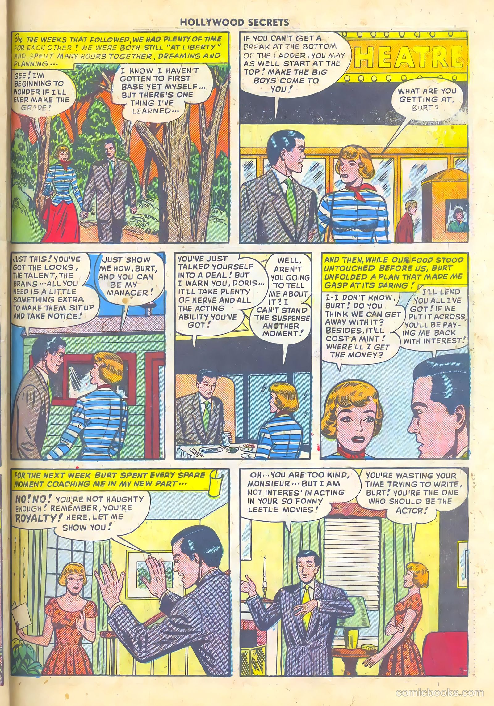 Hollywood Secrets #1 (1949) — page 29 of 36
