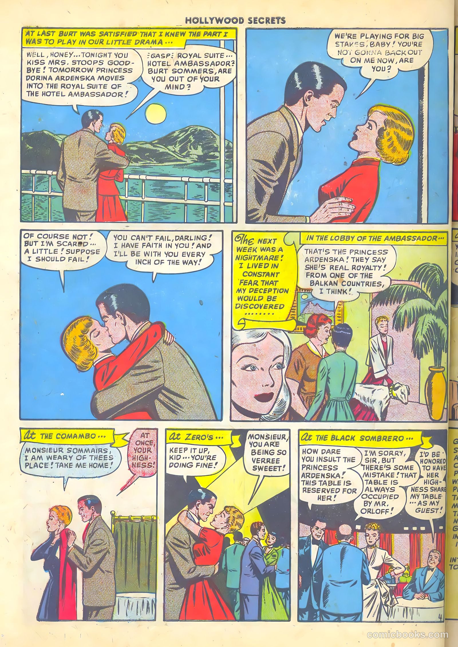 Hollywood Secrets #1 (1949) — page 30 of 36