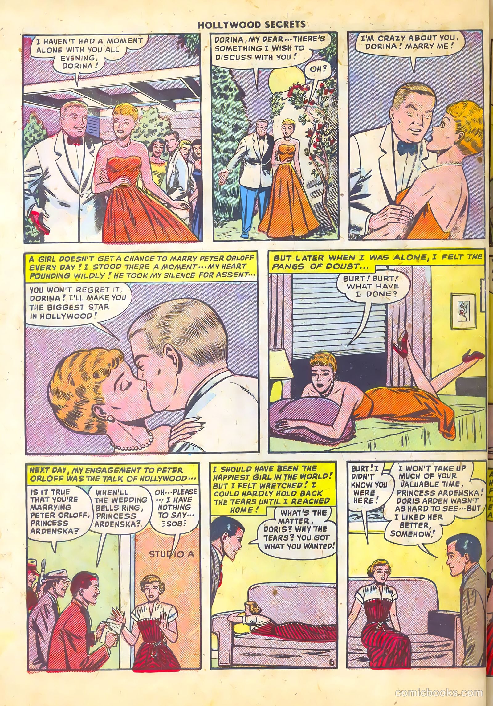 Hollywood Secrets #1 (1949) — page 32 of 36