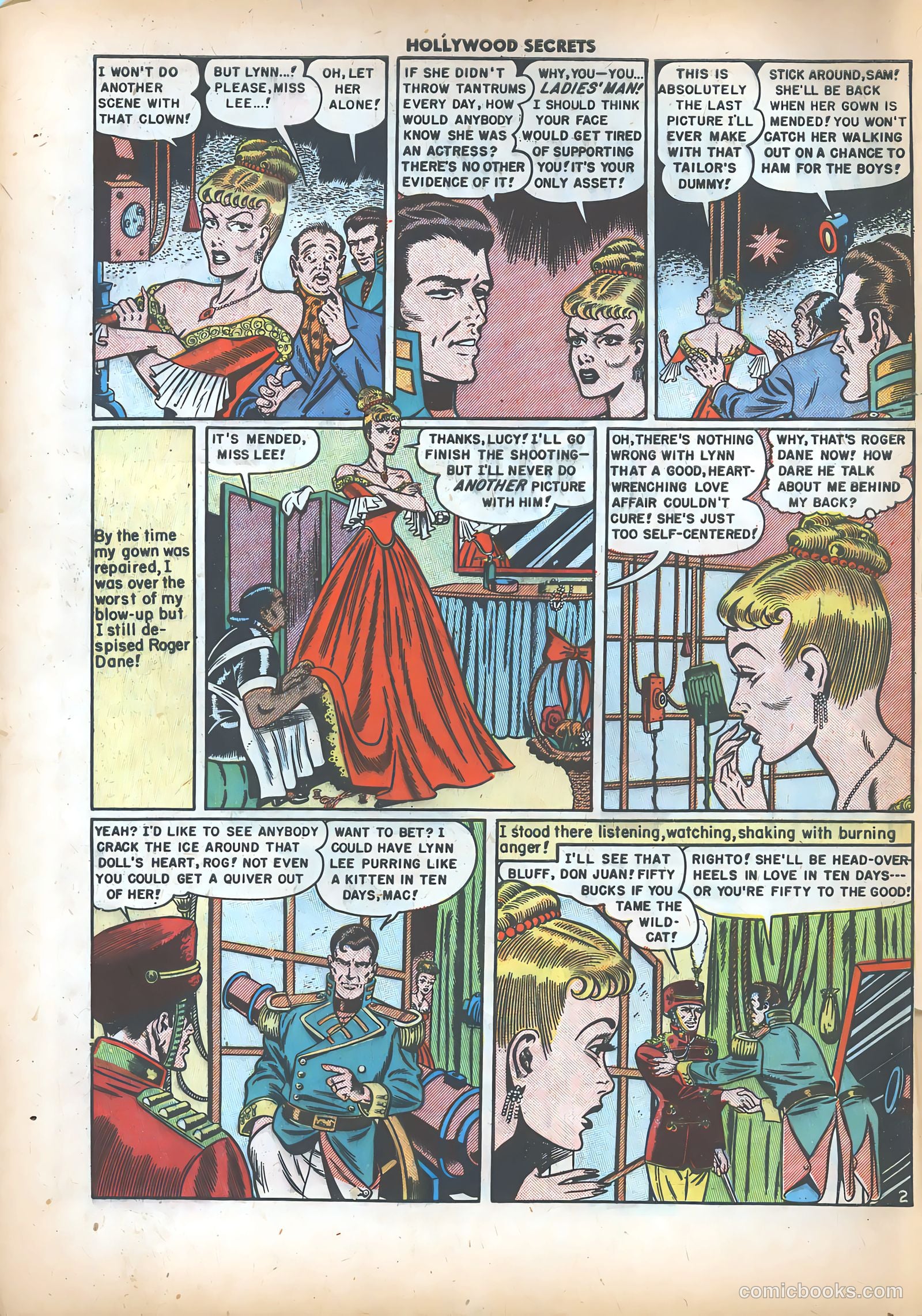 Hollywood Secrets #2 (1950) — page 4 of 36