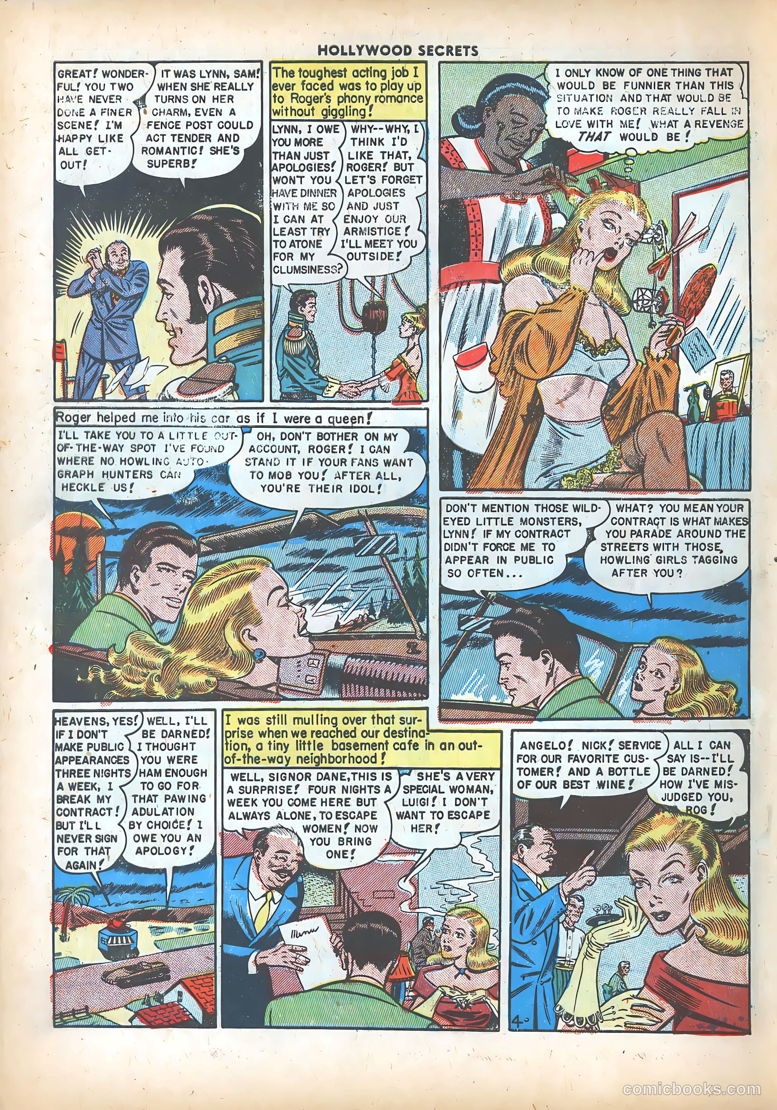 Hollywood Secrets #2 (1950) — page 6 of 36