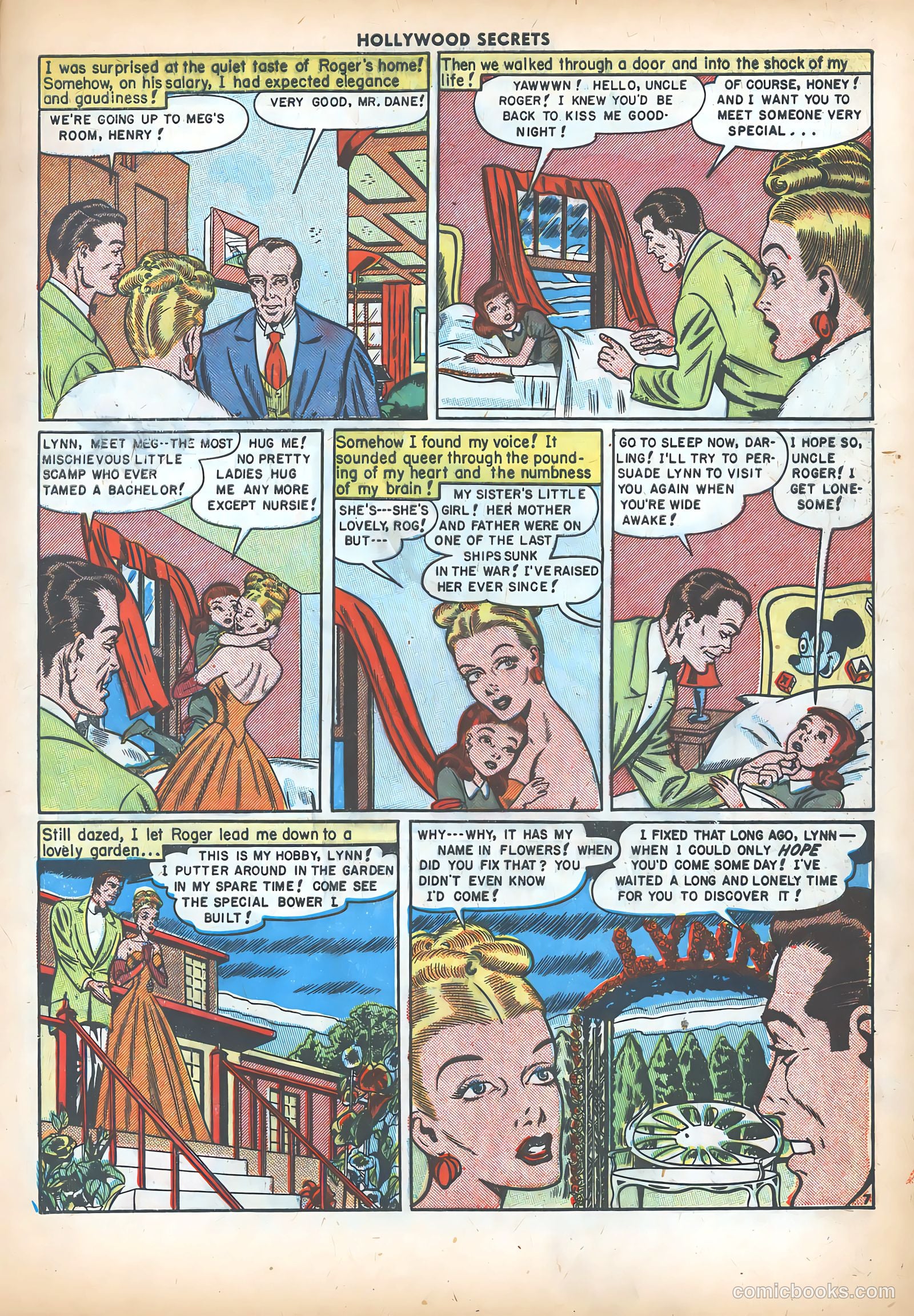 Hollywood Secrets #2 (1950) — page 9 of 36