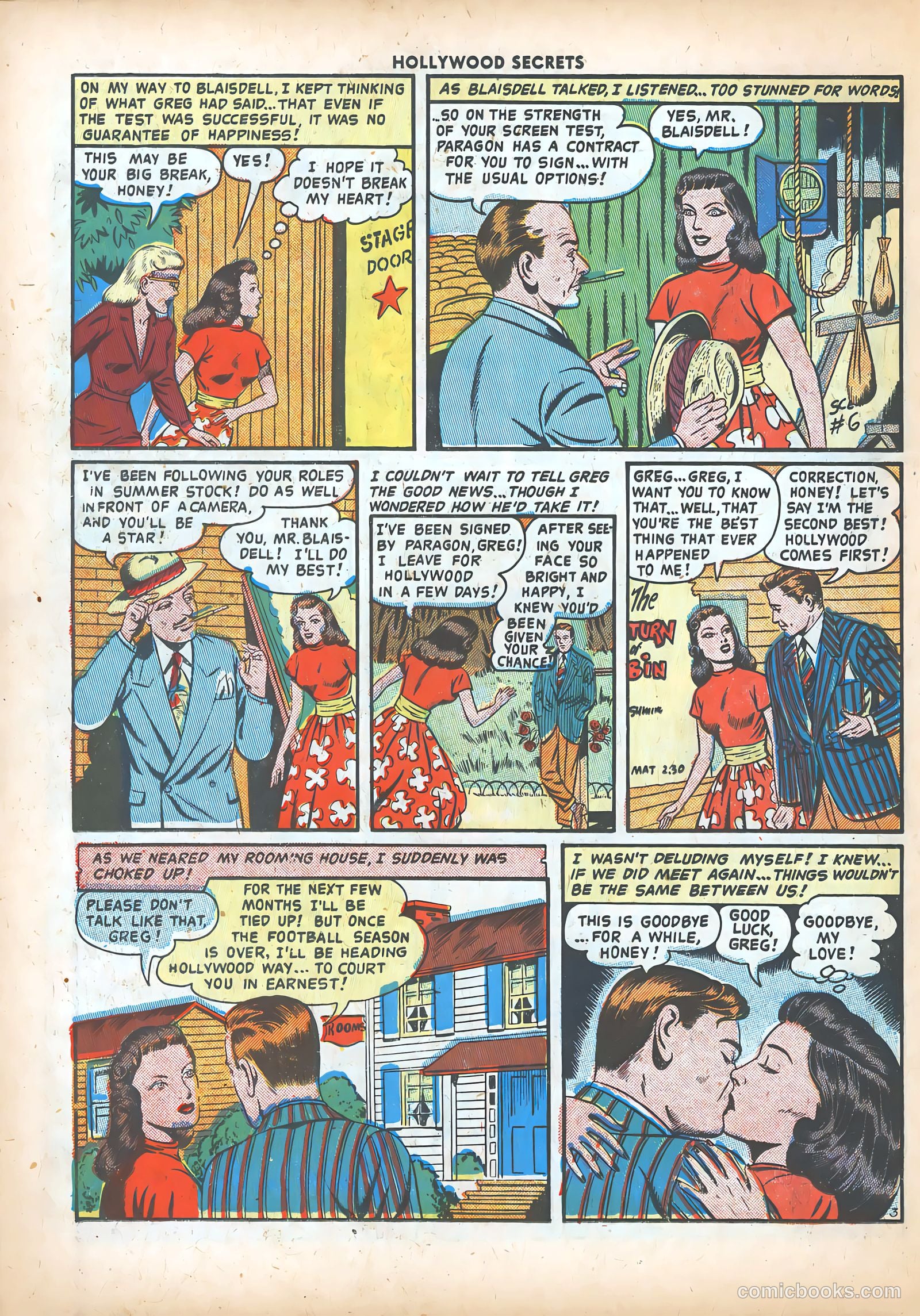 Hollywood Secrets #2 (1950) — page 14 of 36