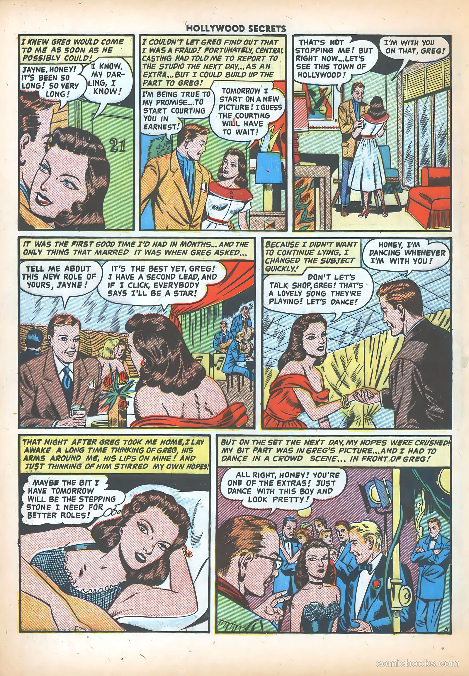 Hollywood Secrets #2 (1950) — page 16 of 36