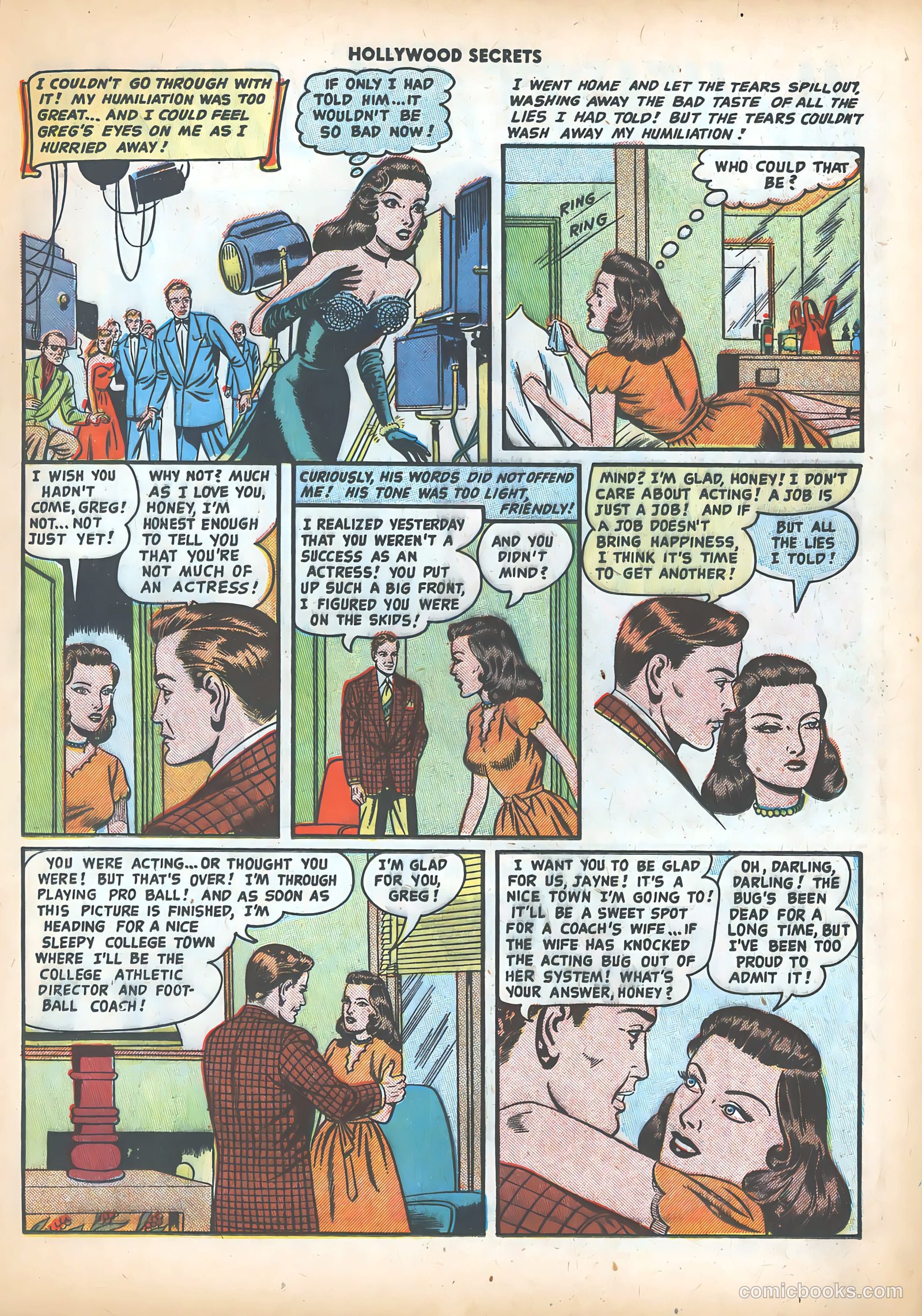 Hollywood Secrets #2 (1950) — page 17 of 36