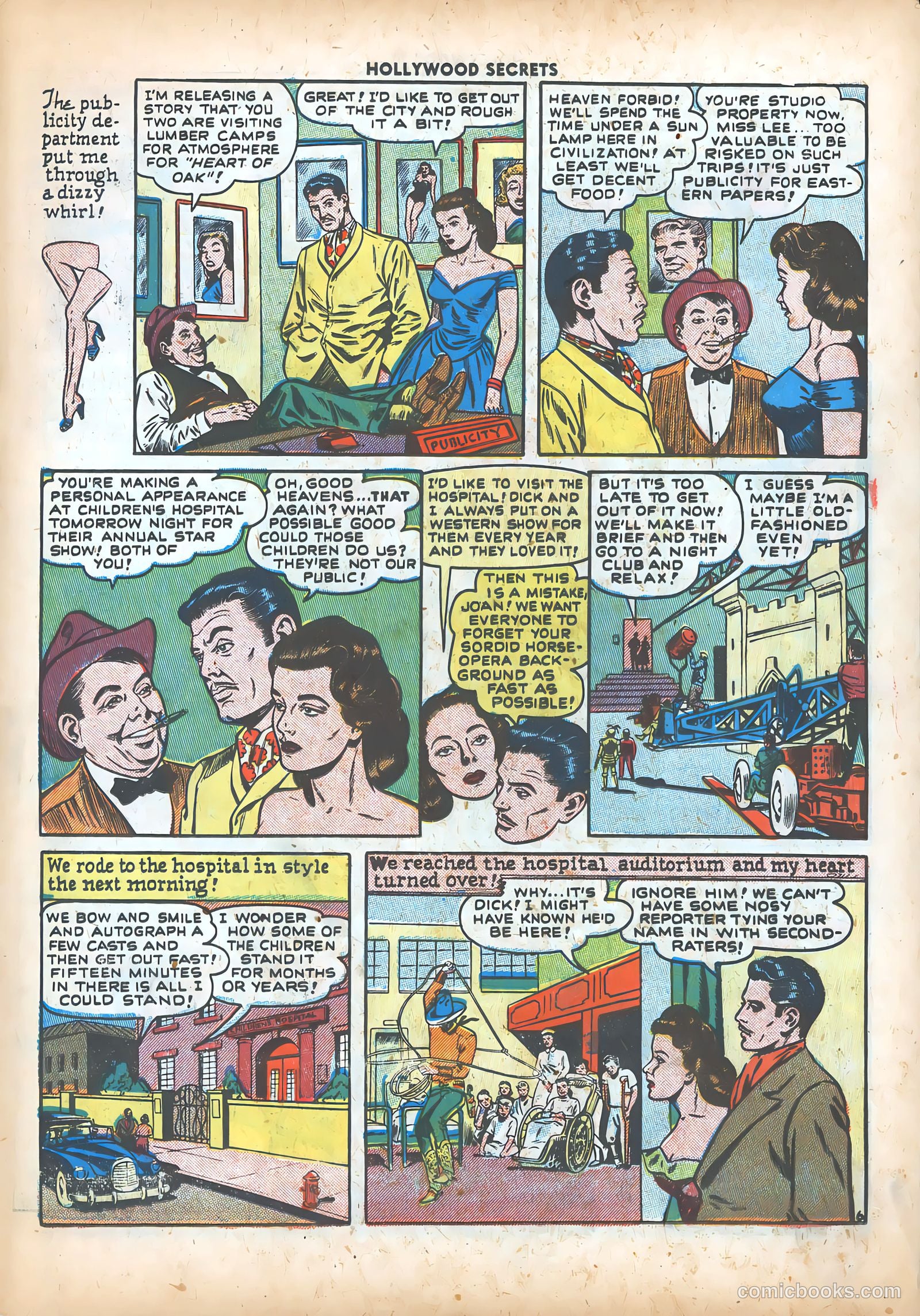 Hollywood Secrets #2 (1950) — page 23 of 36