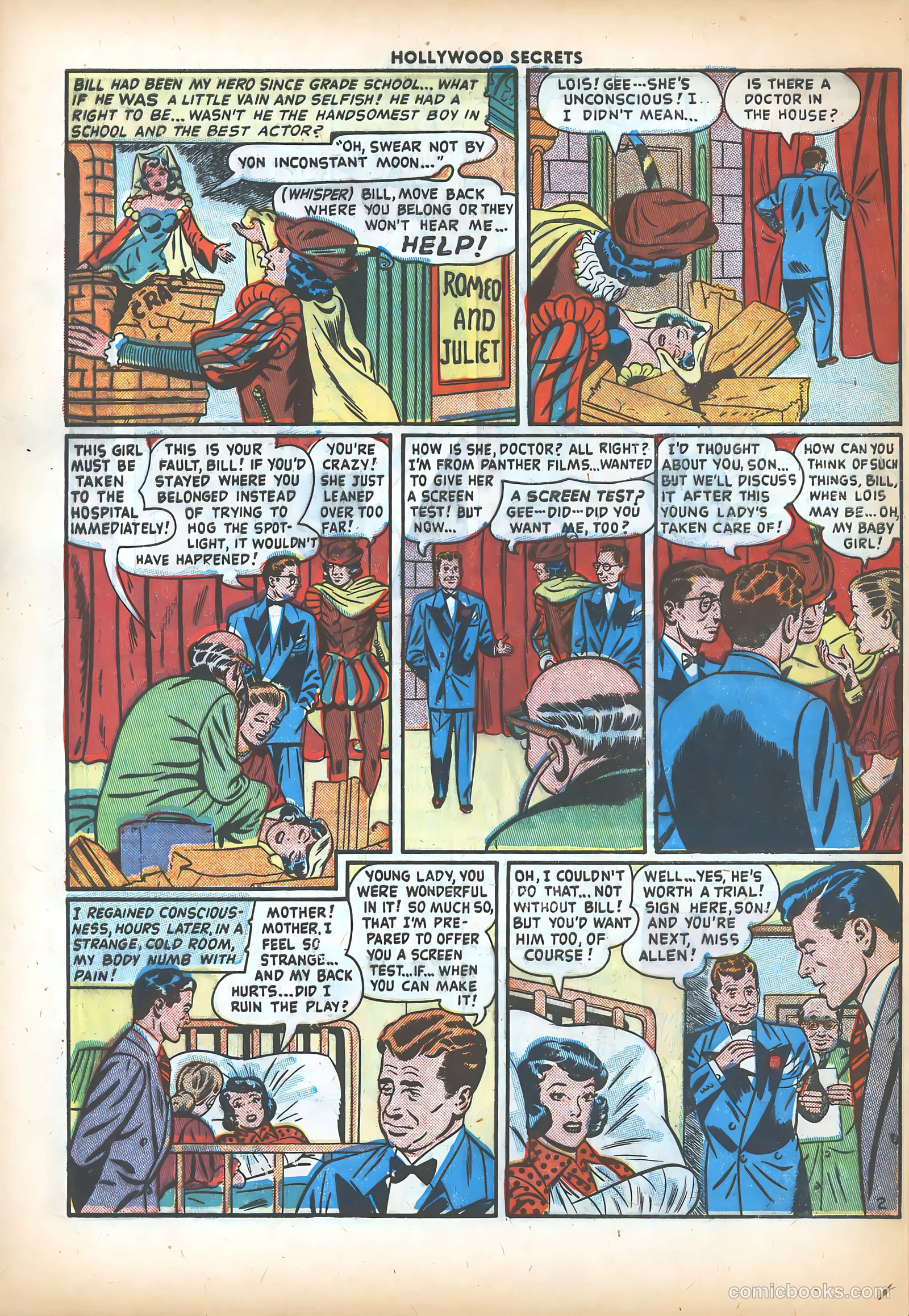 Hollywood Secrets #2 (1950) — page 28 of 36