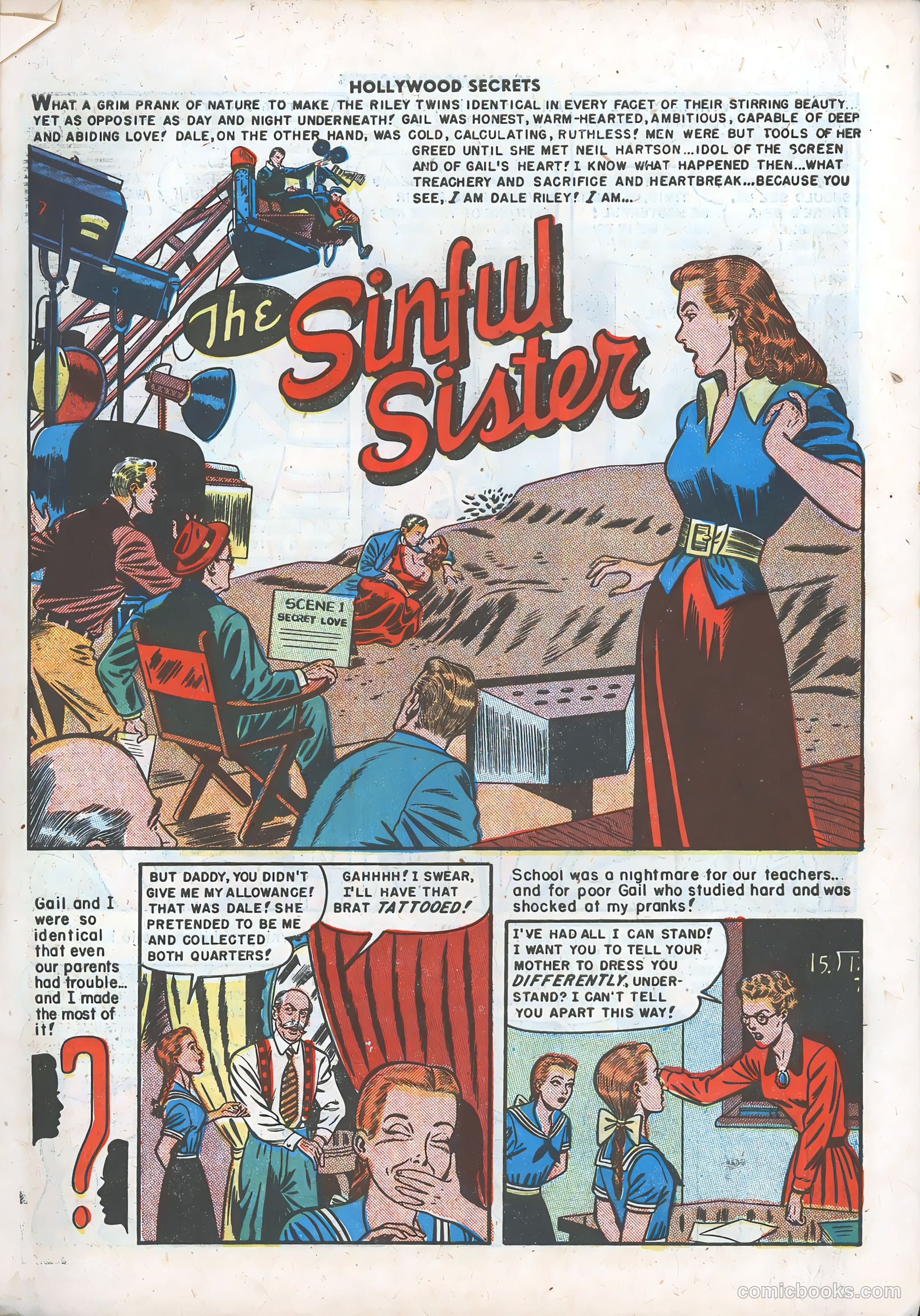 Hollywood Secrets #3 (1950) — page 3 of 36