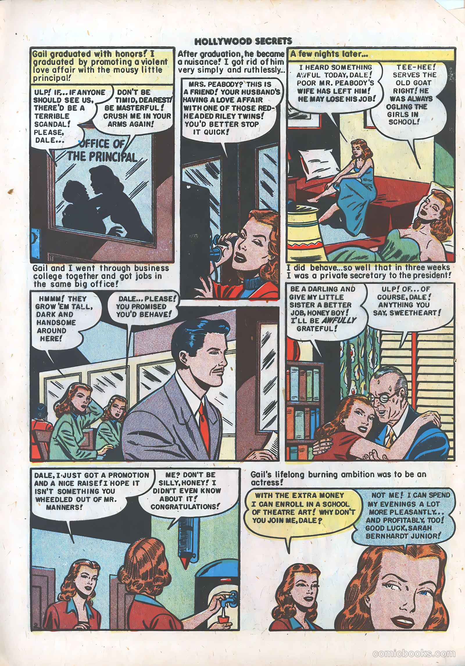 Hollywood Secrets #3 (1950) — page 4 of 36