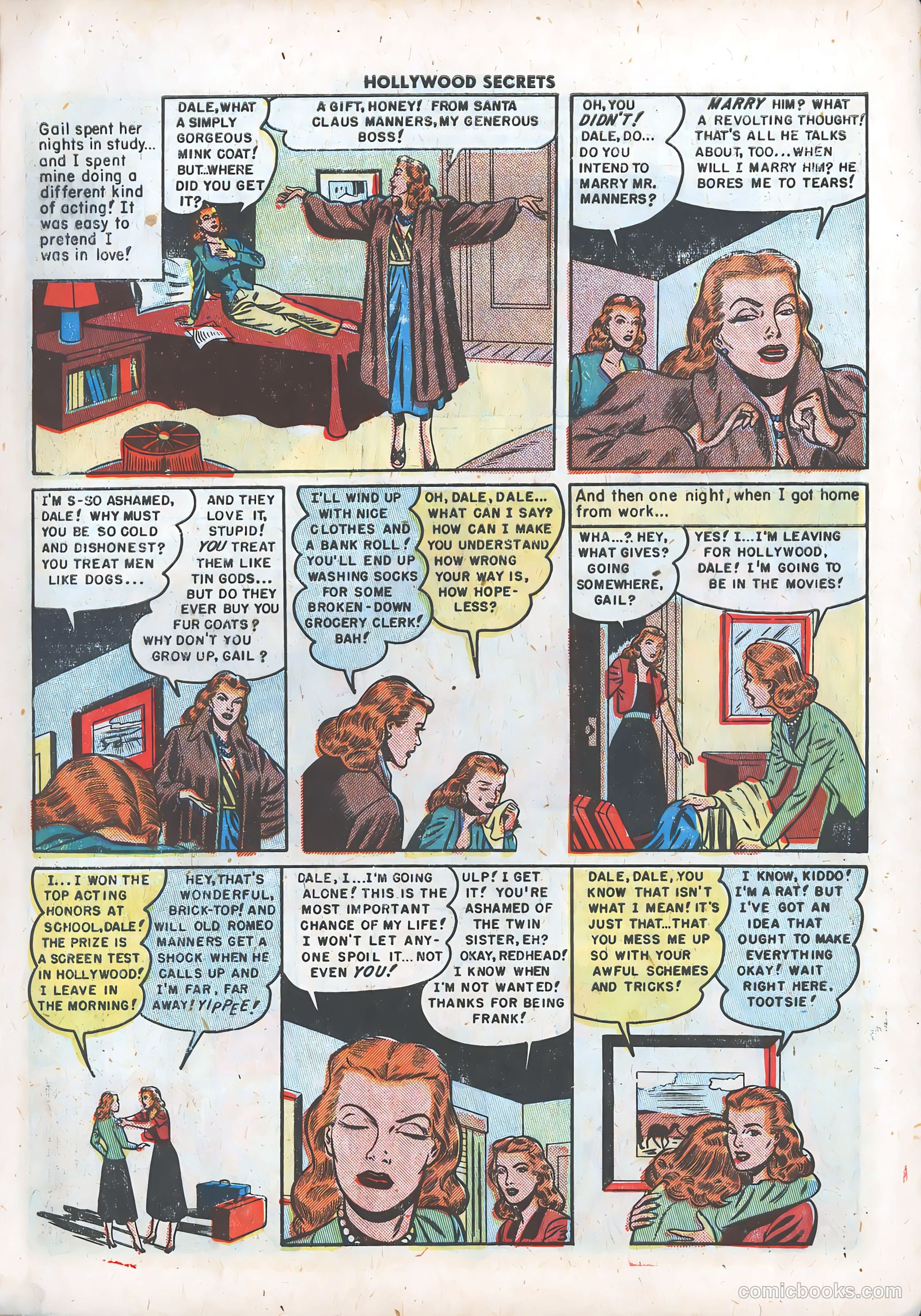 Hollywood Secrets #3 (1950) — page 5 of 36