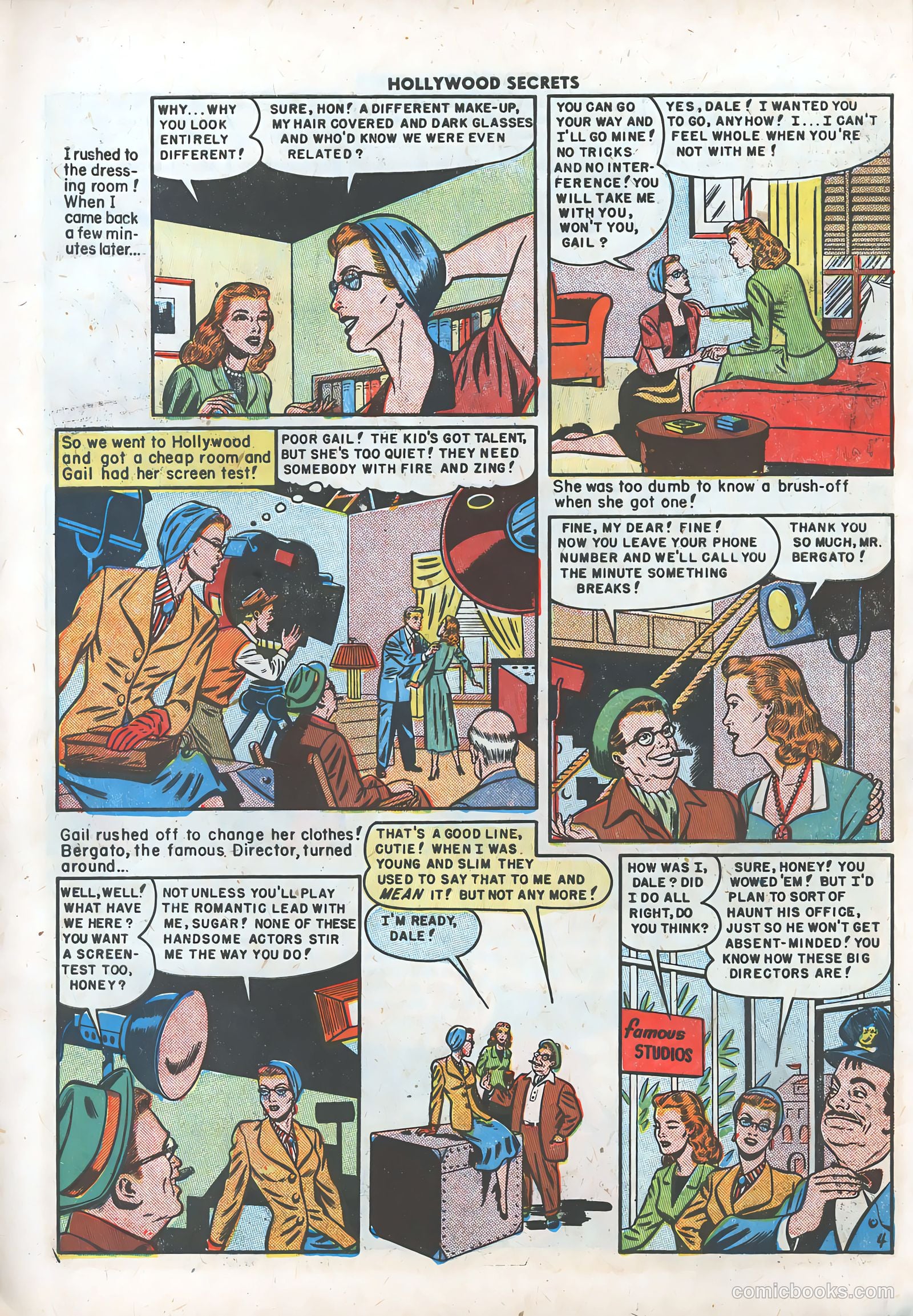 Hollywood Secrets #3 (1950) — page 6 of 36