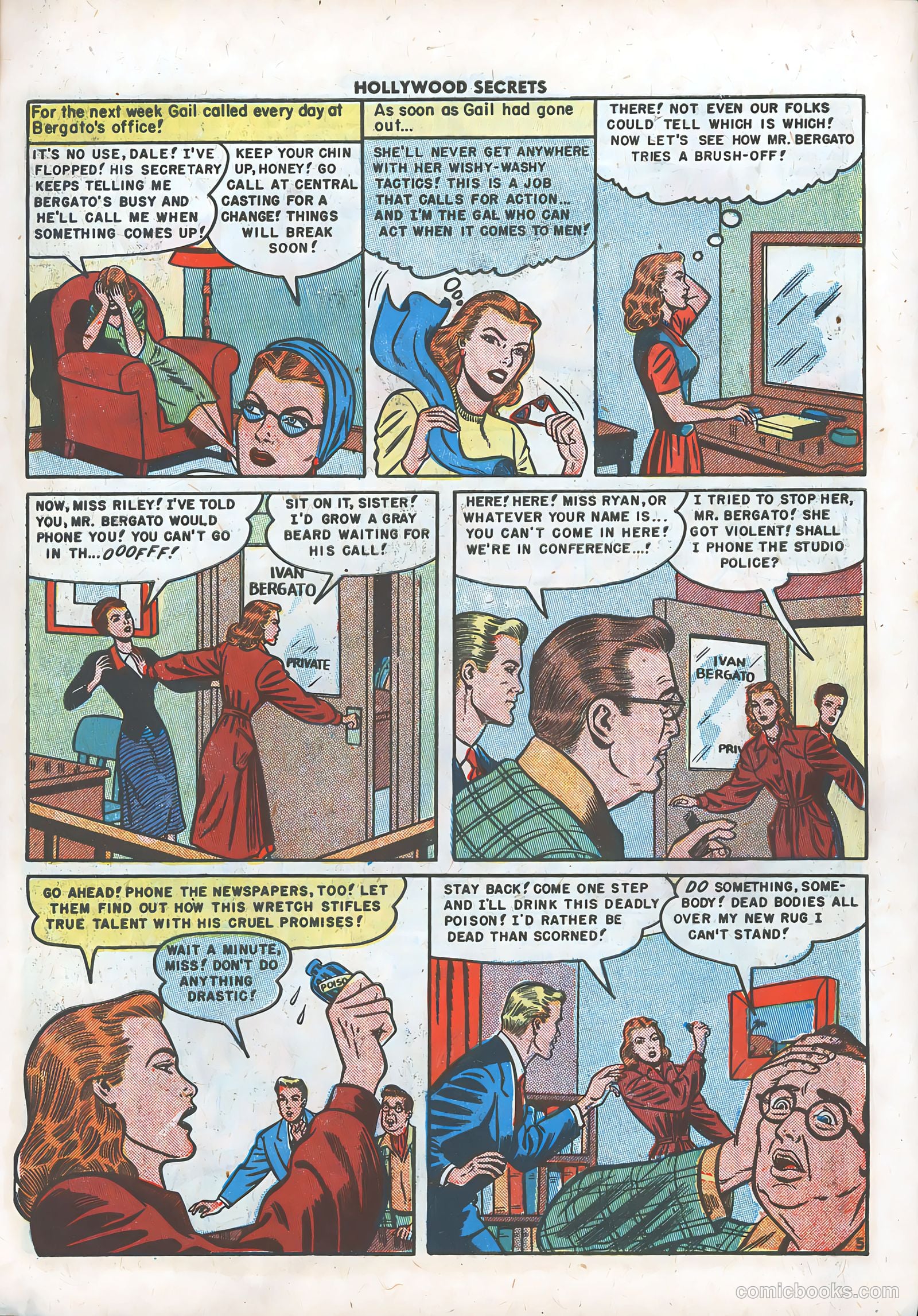 Hollywood Secrets #3 (1950) — page 7 of 36