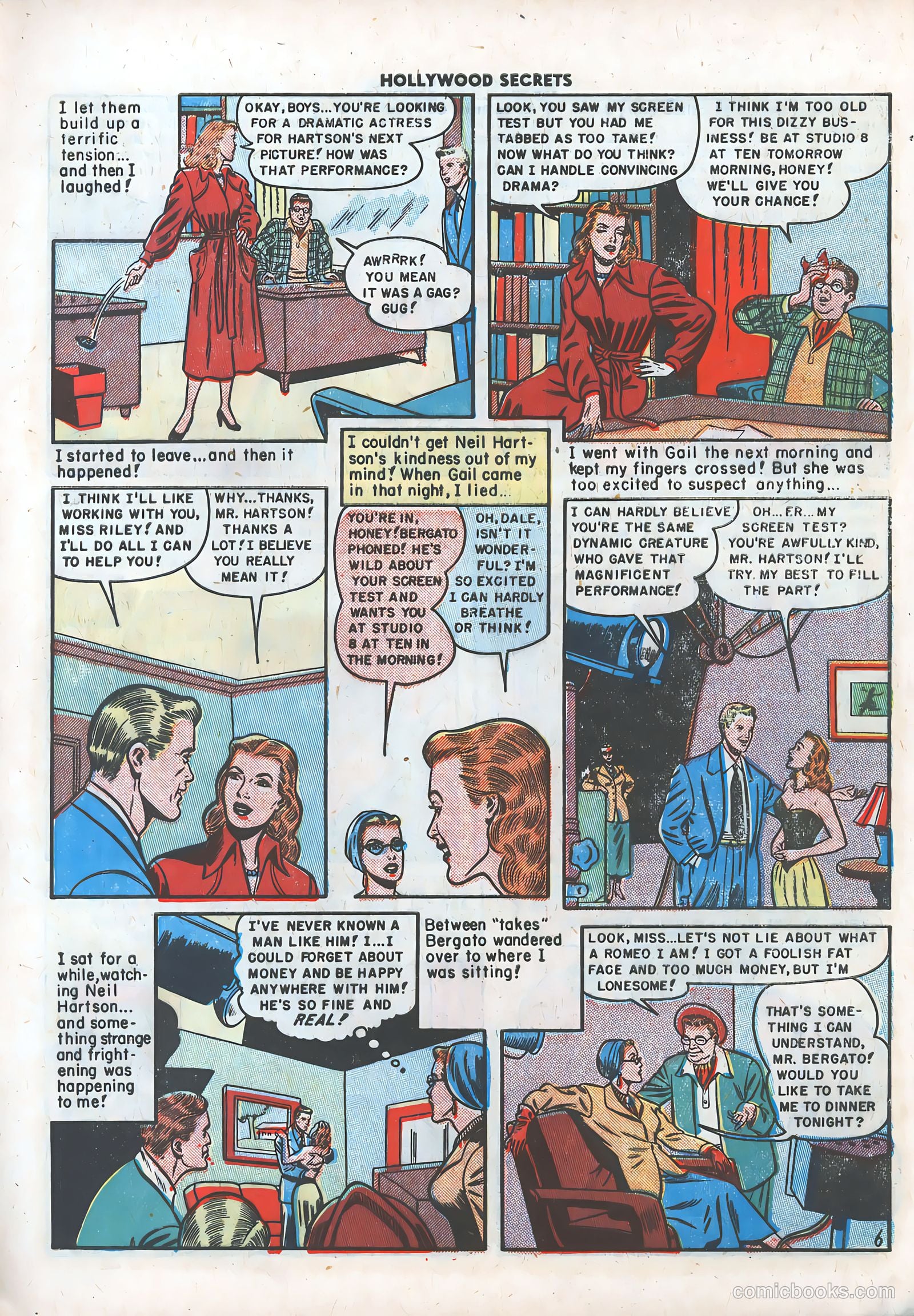 Hollywood Secrets #3 (1950) — page 8 of 36