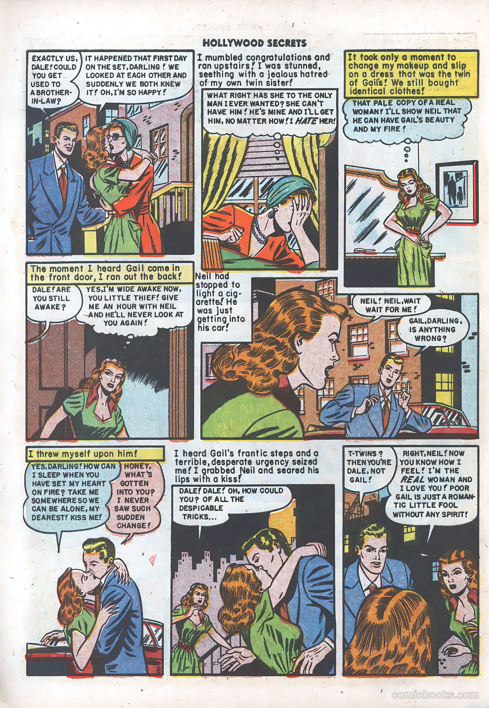 Hollywood Secrets #3 (1950) — page 10 of 36