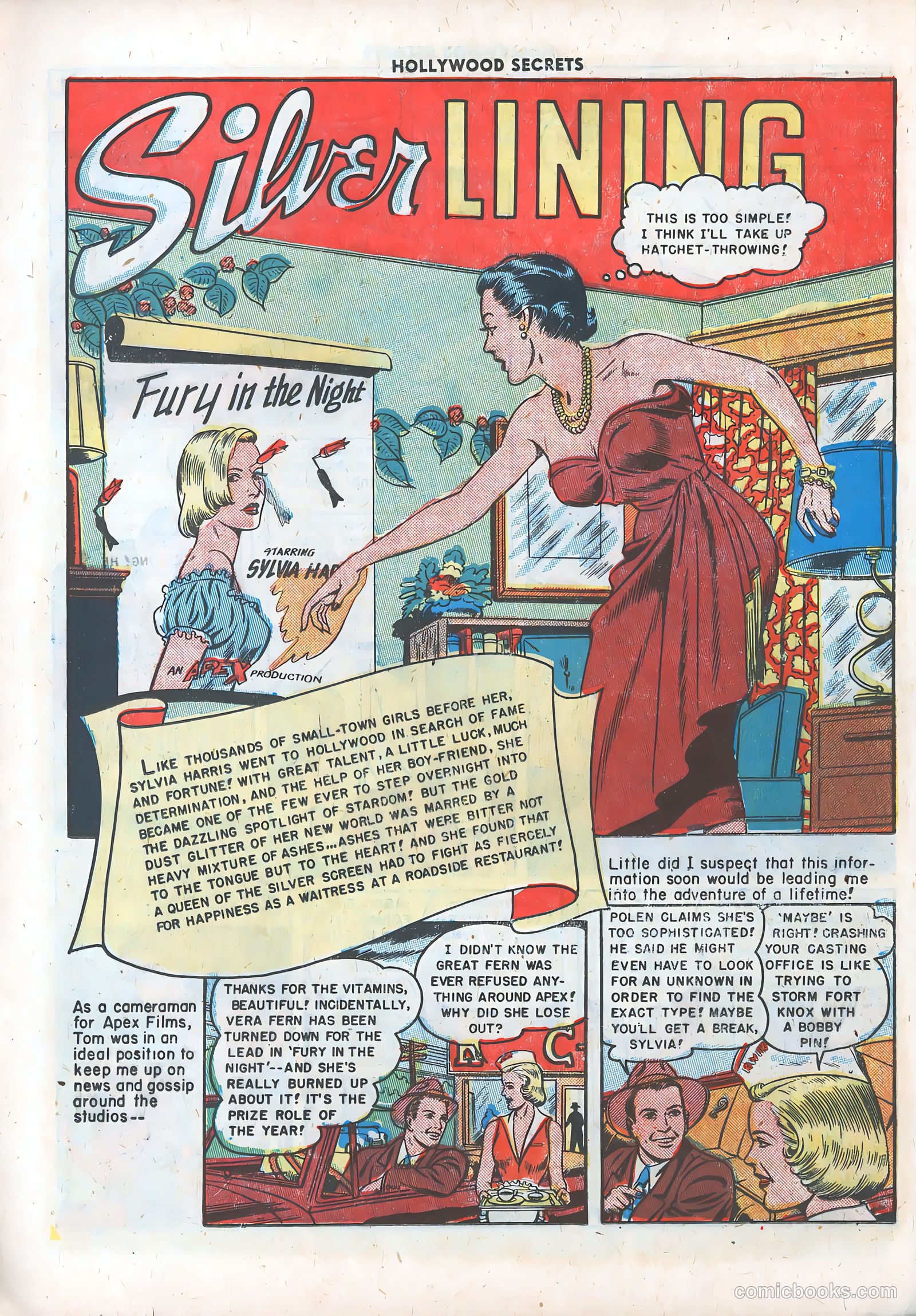 Hollywood Secrets #3 (1950) — page 12 of 36