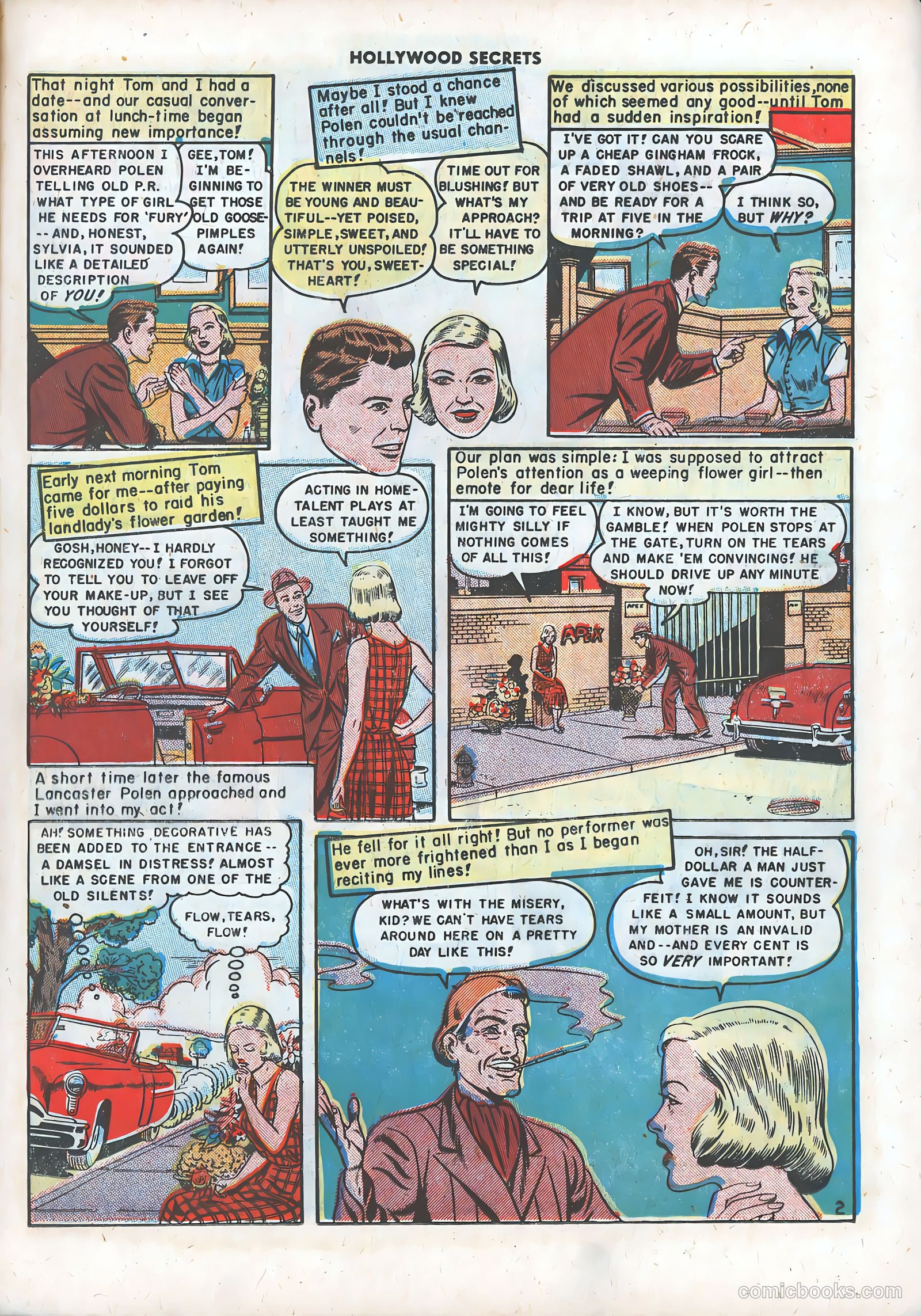 Hollywood Secrets #3 (1950) — page 13 of 36