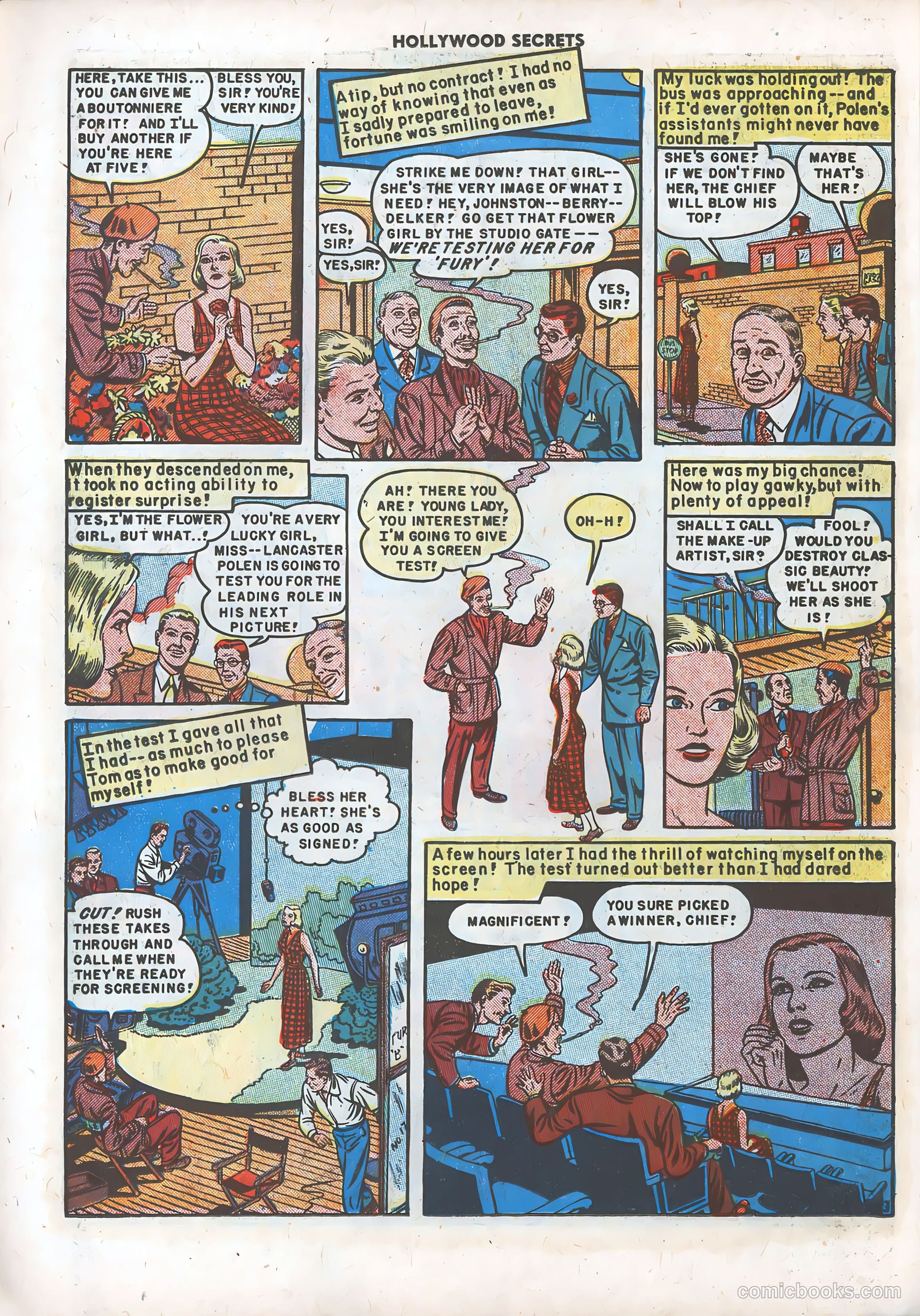 Hollywood Secrets #3 (1950) — page 14 of 36