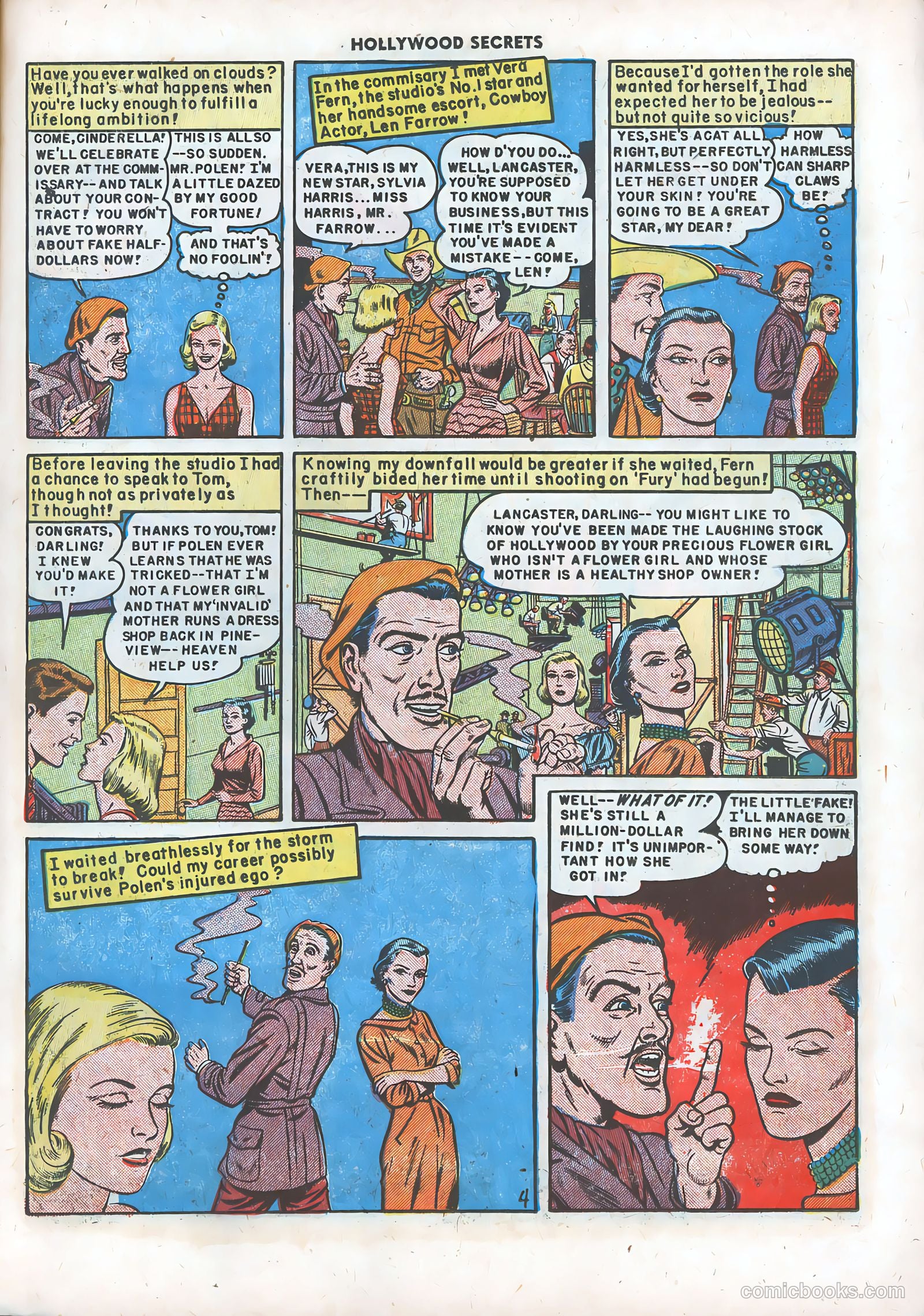 Hollywood Secrets #3 (1950) — page 15 of 36