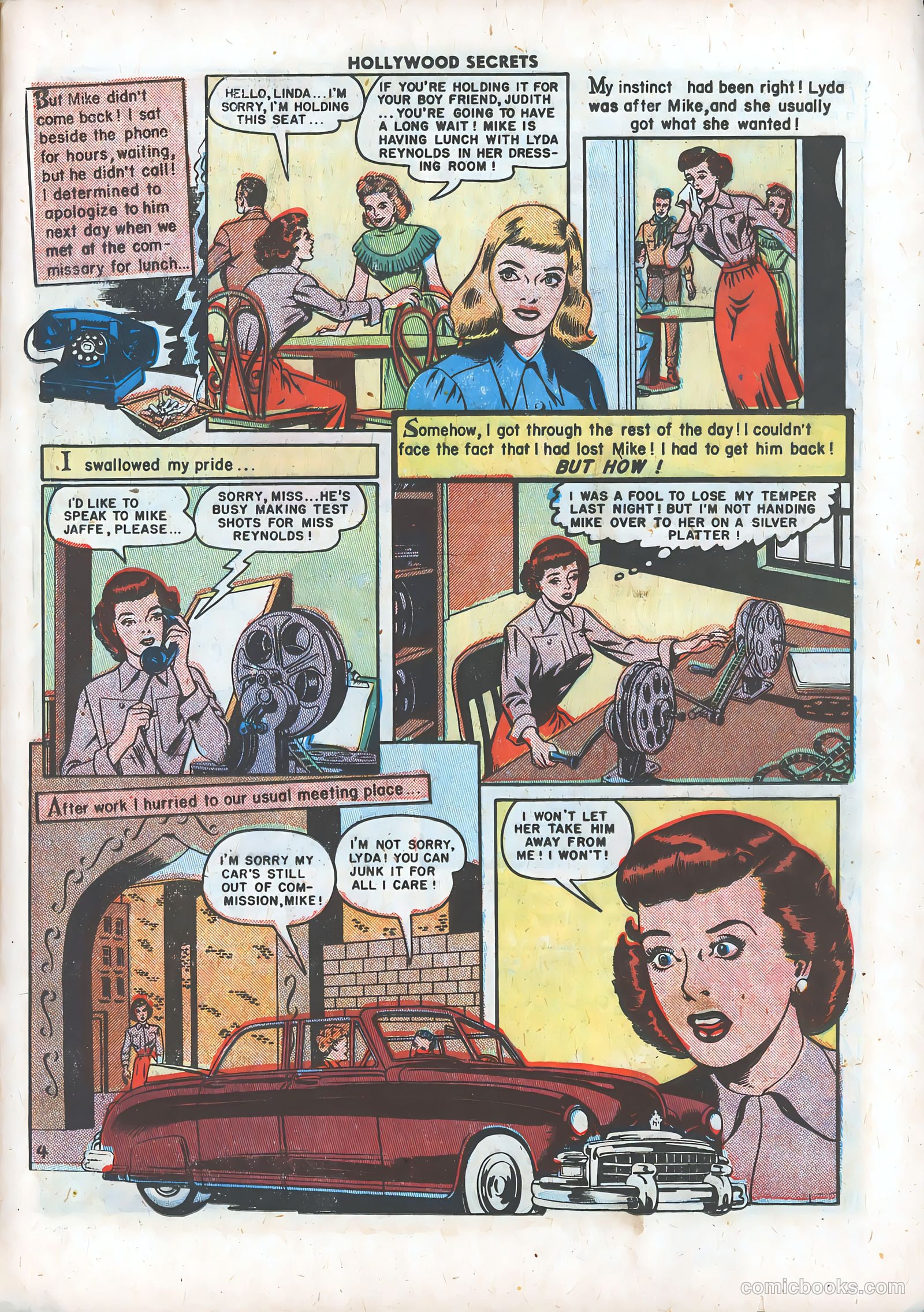Hollywood Secrets #3 (1950) — page 21 of 36