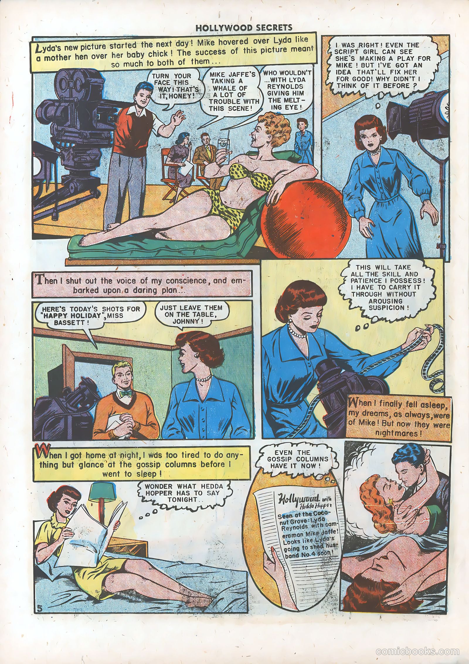 Hollywood Secrets #3 (1950) — page 22 of 36