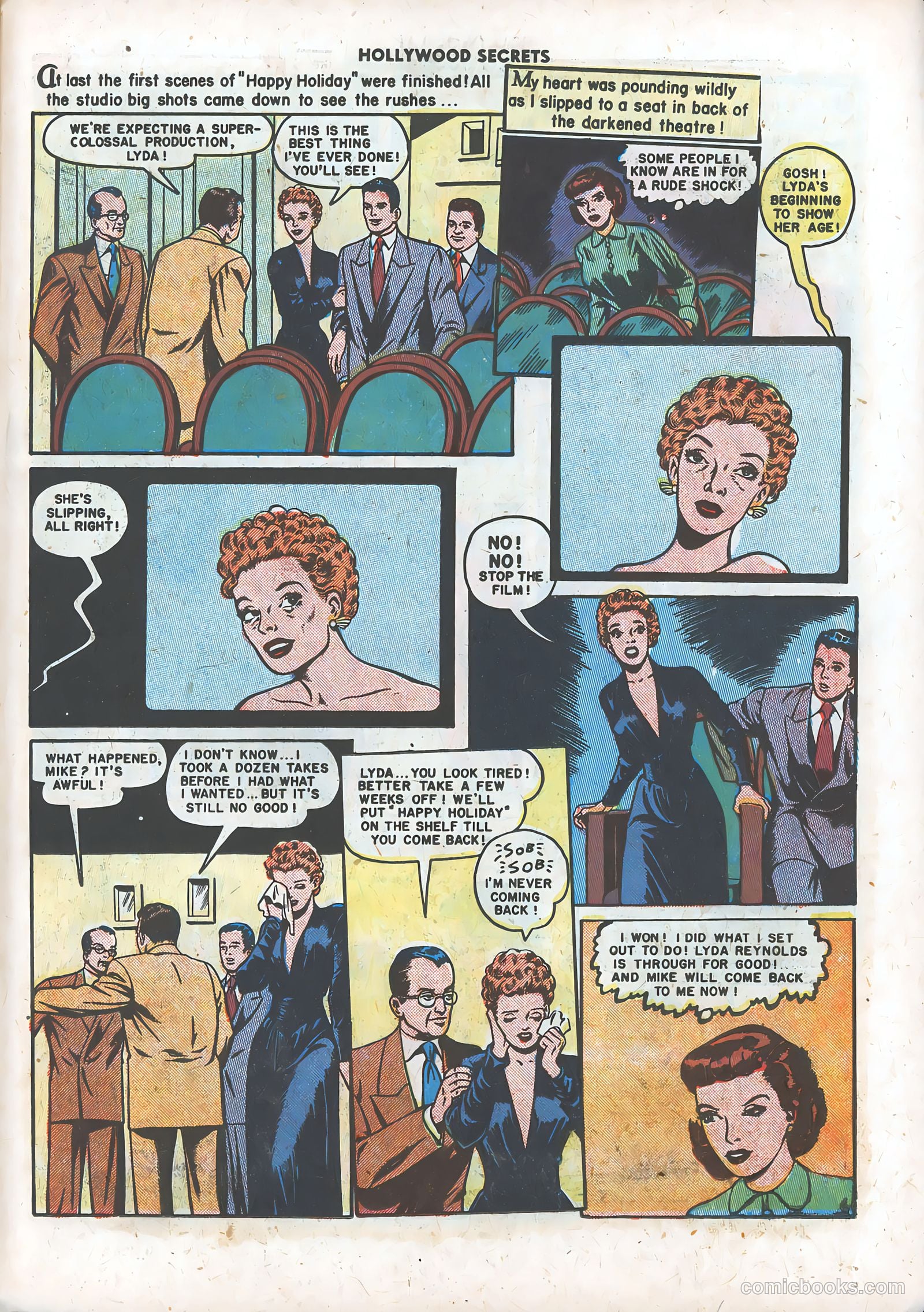 Hollywood Secrets #3 (1950) — page 23 of 36