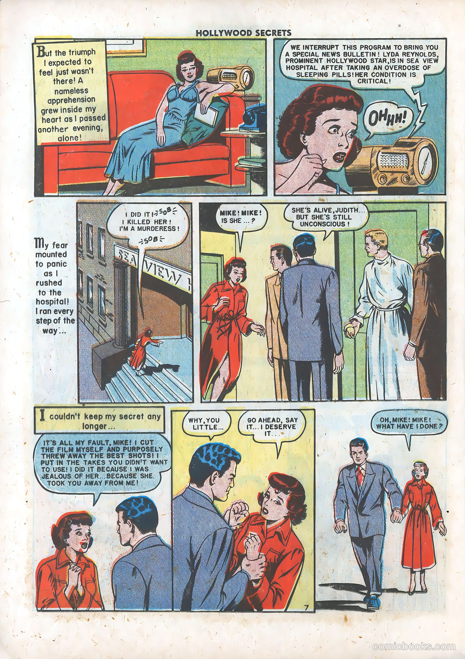Hollywood Secrets #3 (1950) — page 24 of 36