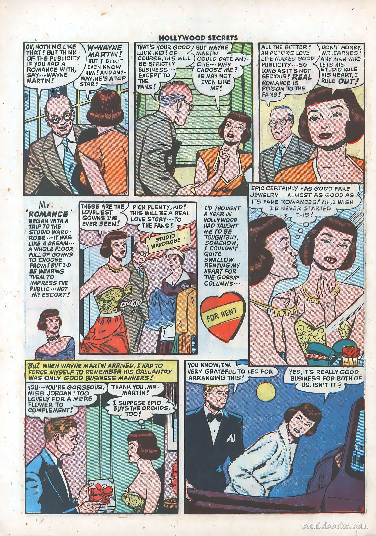 Hollywood Secrets #3 (1950) — page 28 of 36