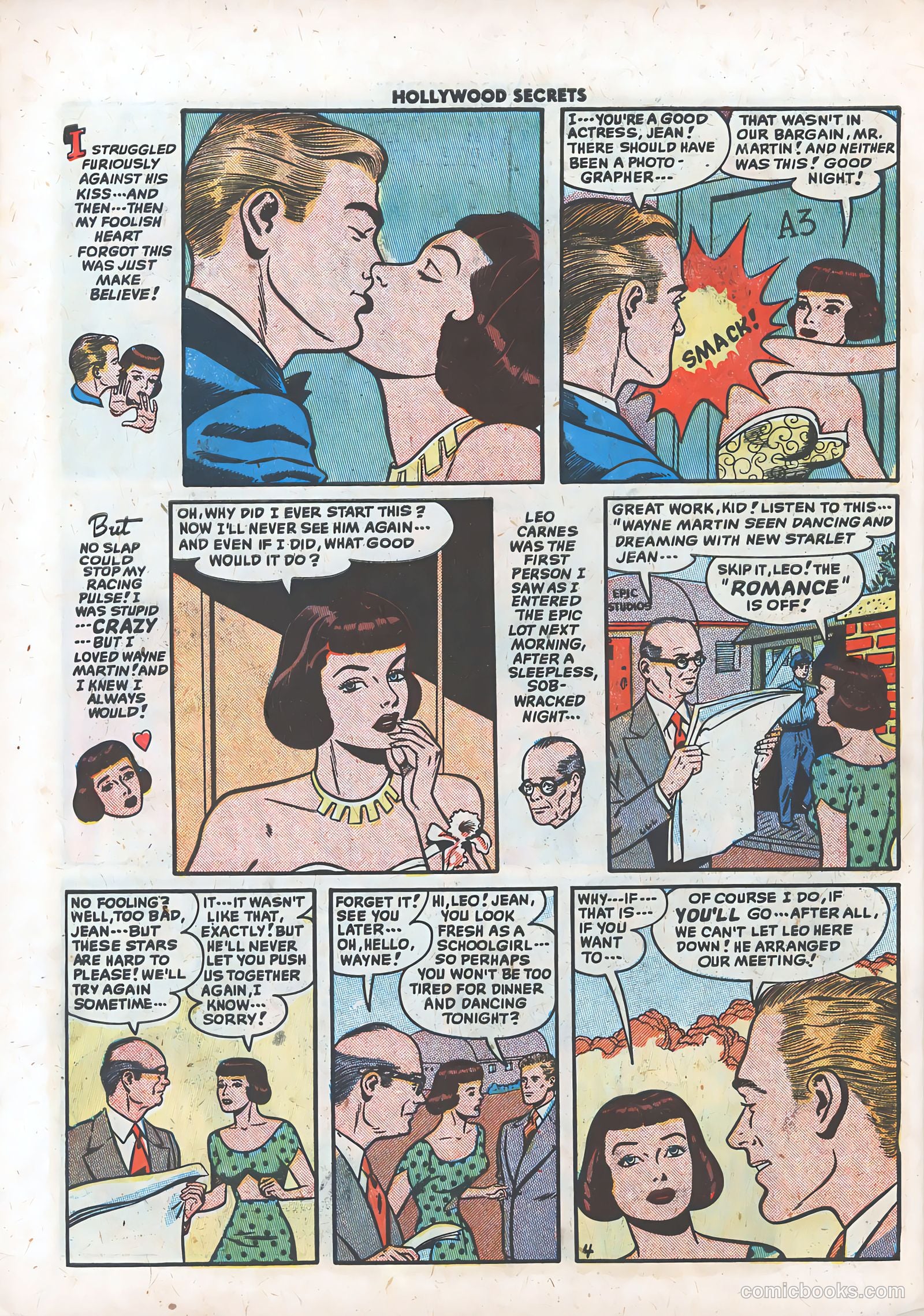 Hollywood Secrets #3 (1950) — page 30 of 36