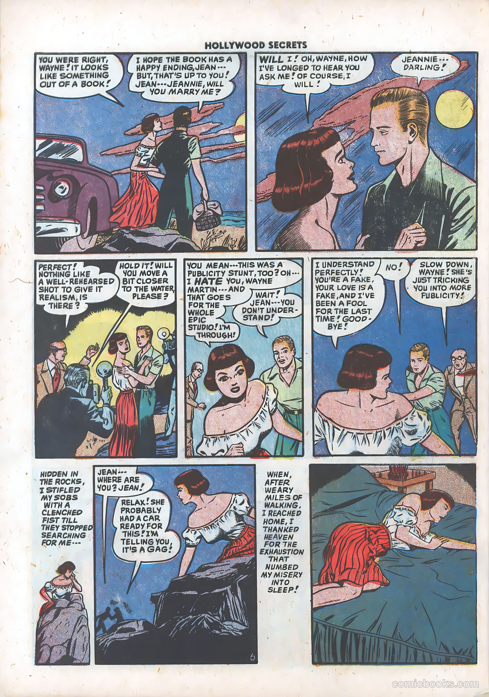 Hollywood Secrets #3 (1950) — page 32 of 36