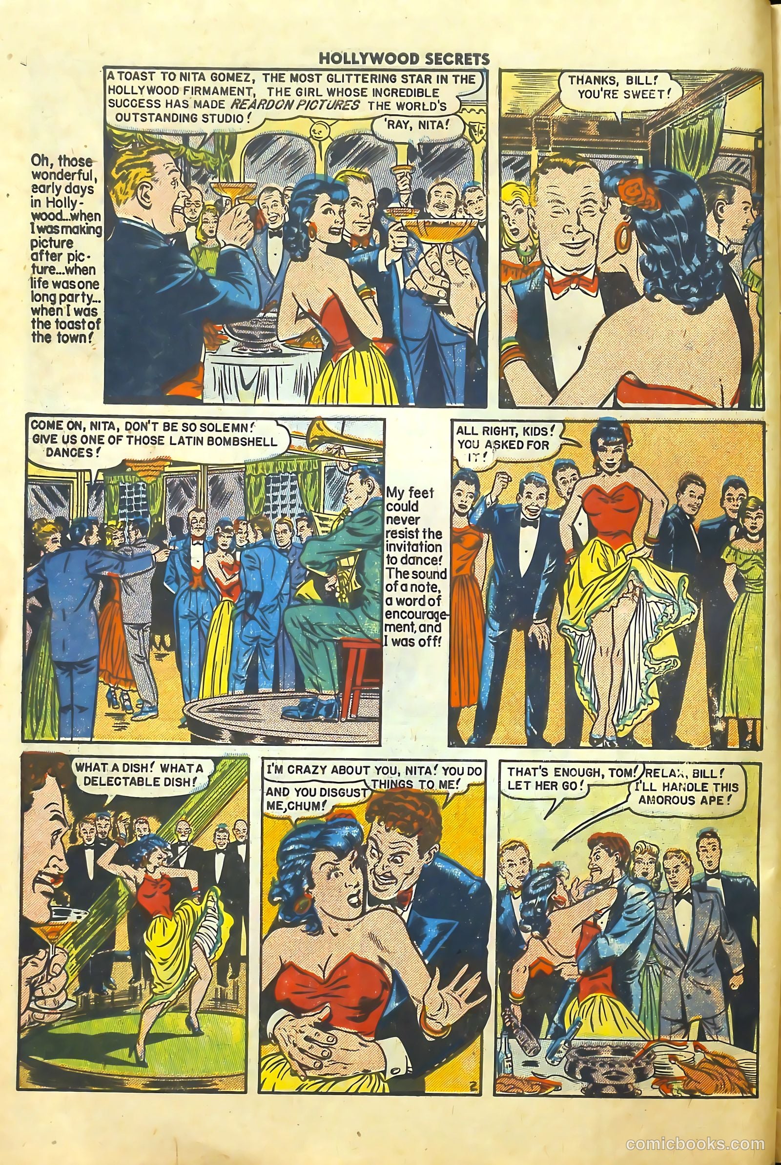 Hollywood Secrets #4 (1950) — page 4 of 36