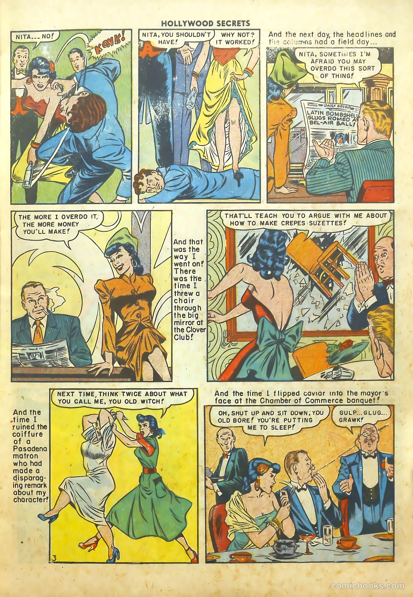 Hollywood Secrets #4 (1950) — page 5 of 36