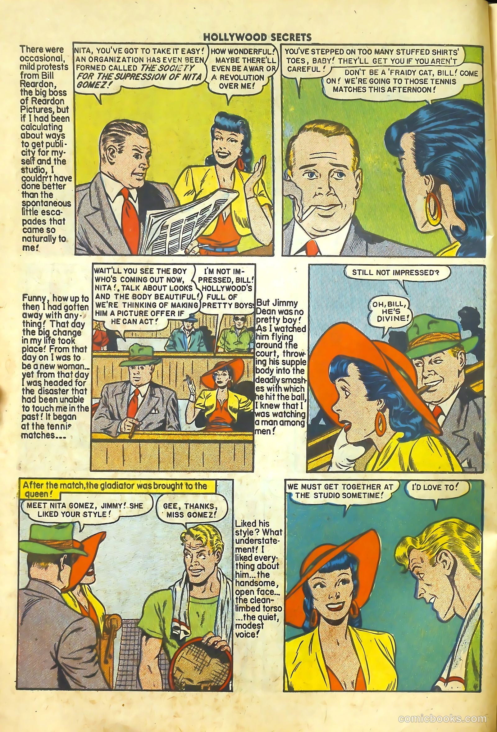 Hollywood Secrets #4 (1950) — page 6 of 36