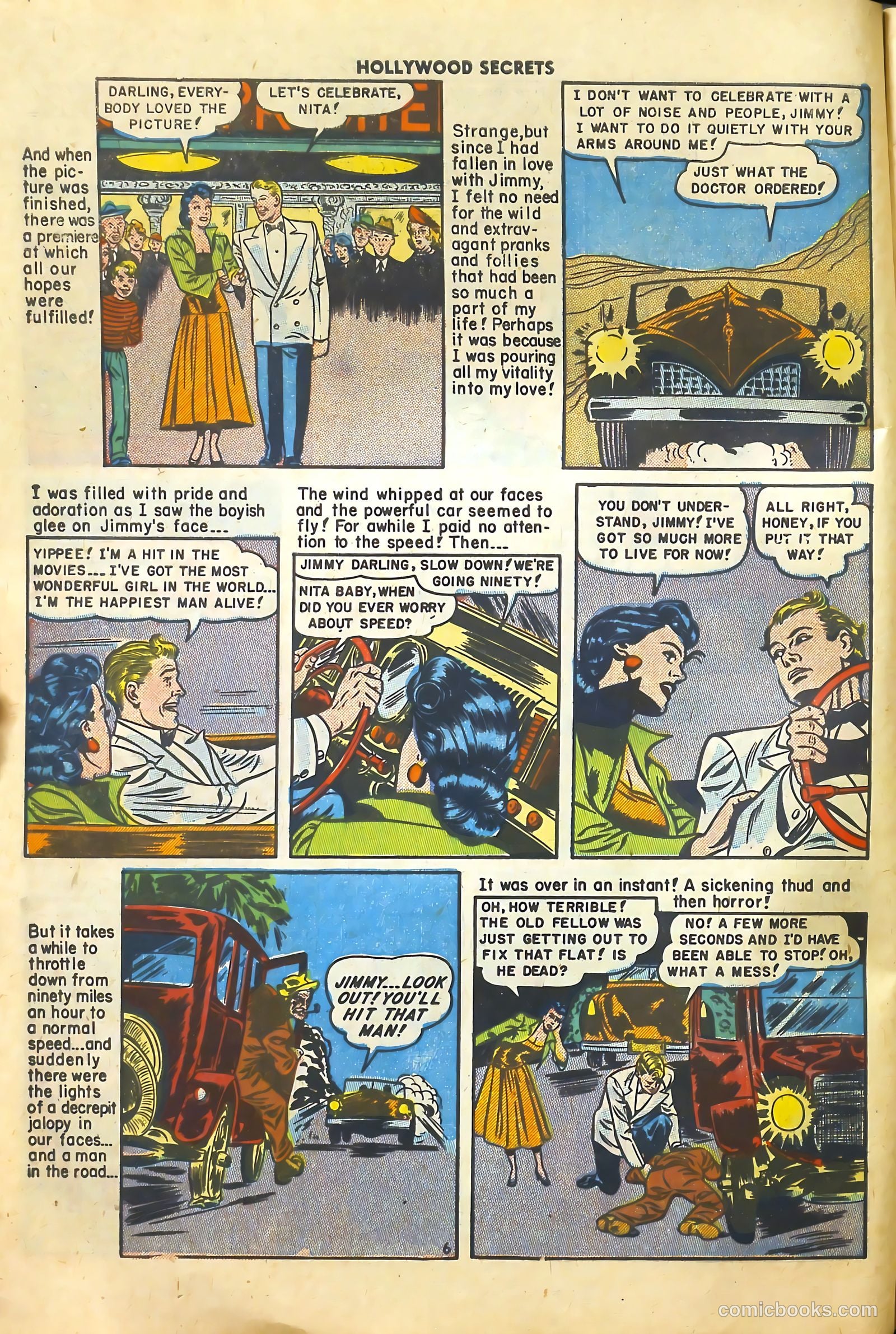 Hollywood Secrets #4 (1950) — page 8 of 36