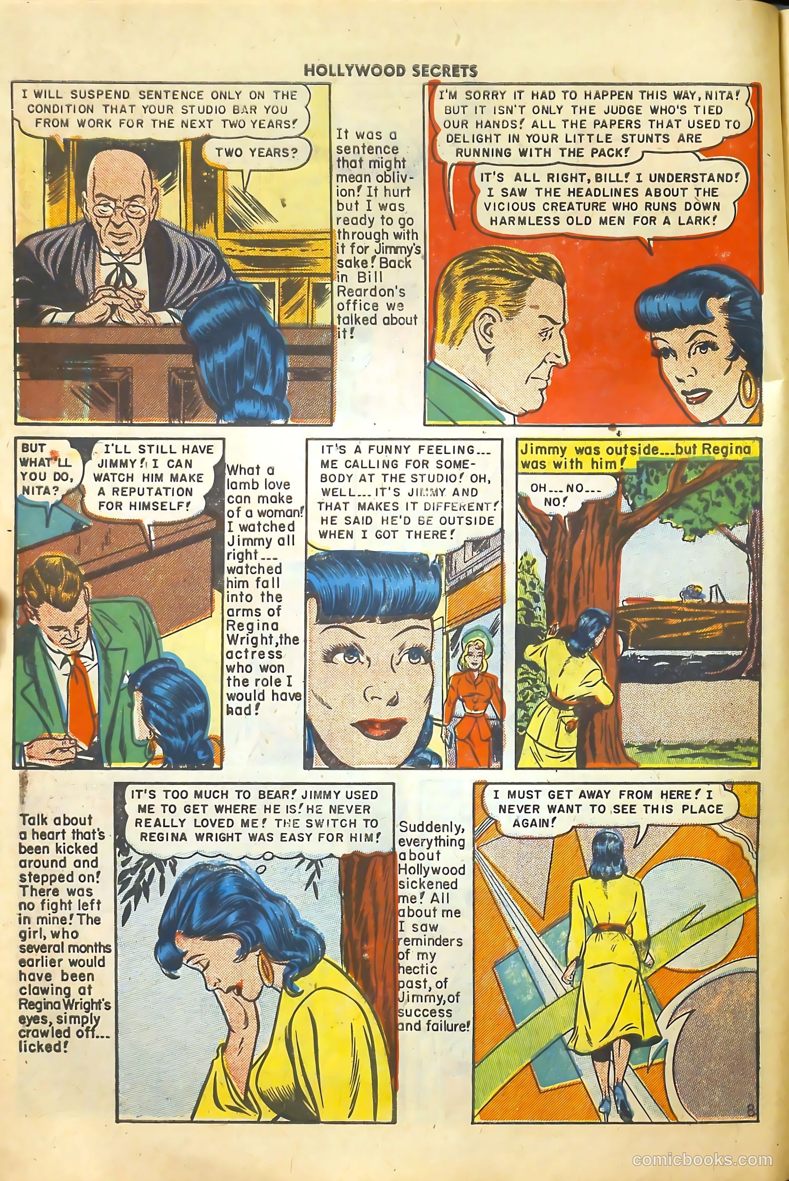 Hollywood Secrets #4 (1950) — page 10 of 36