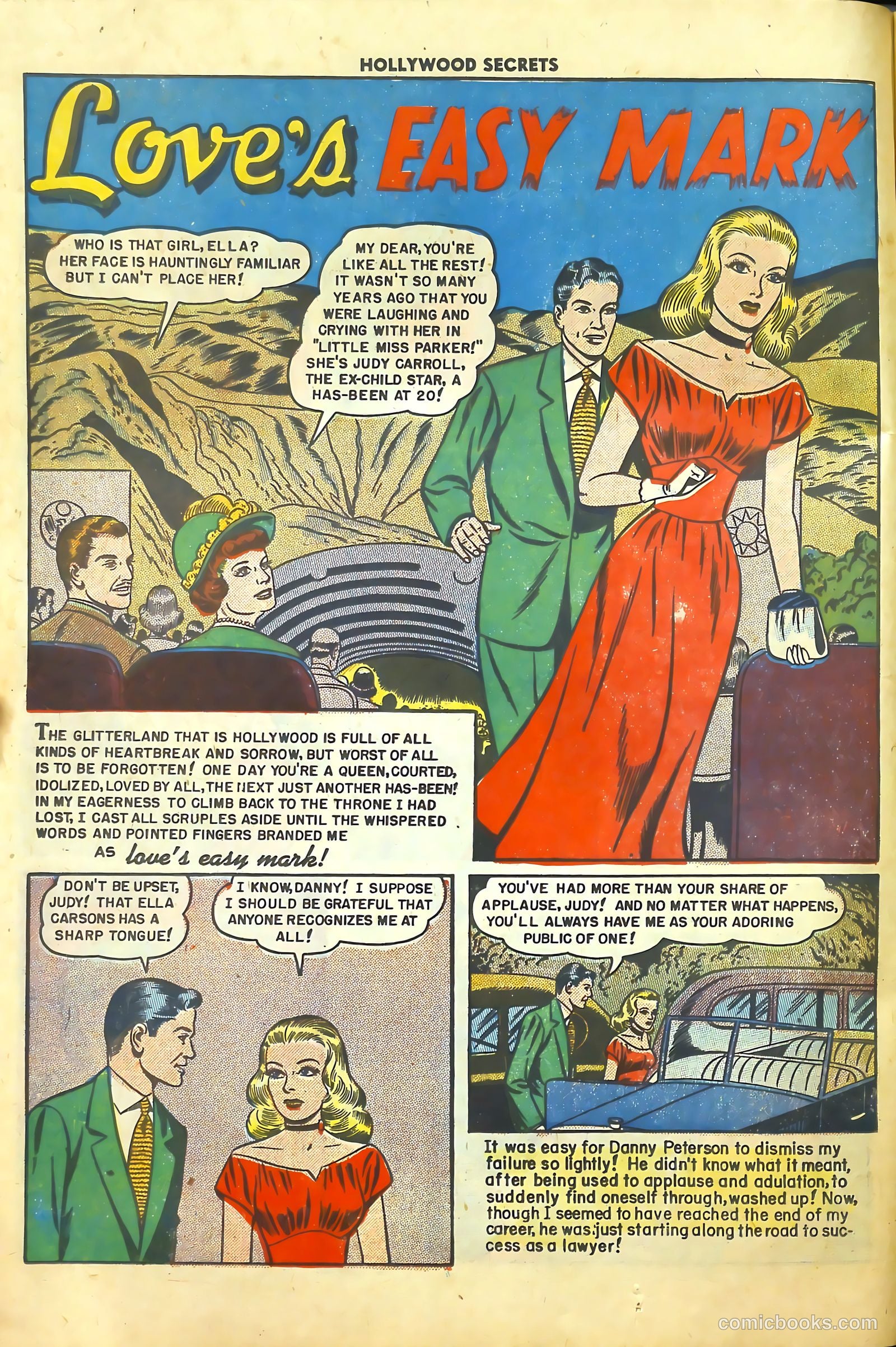 Hollywood Secrets #4 (1950) — page 12 of 36