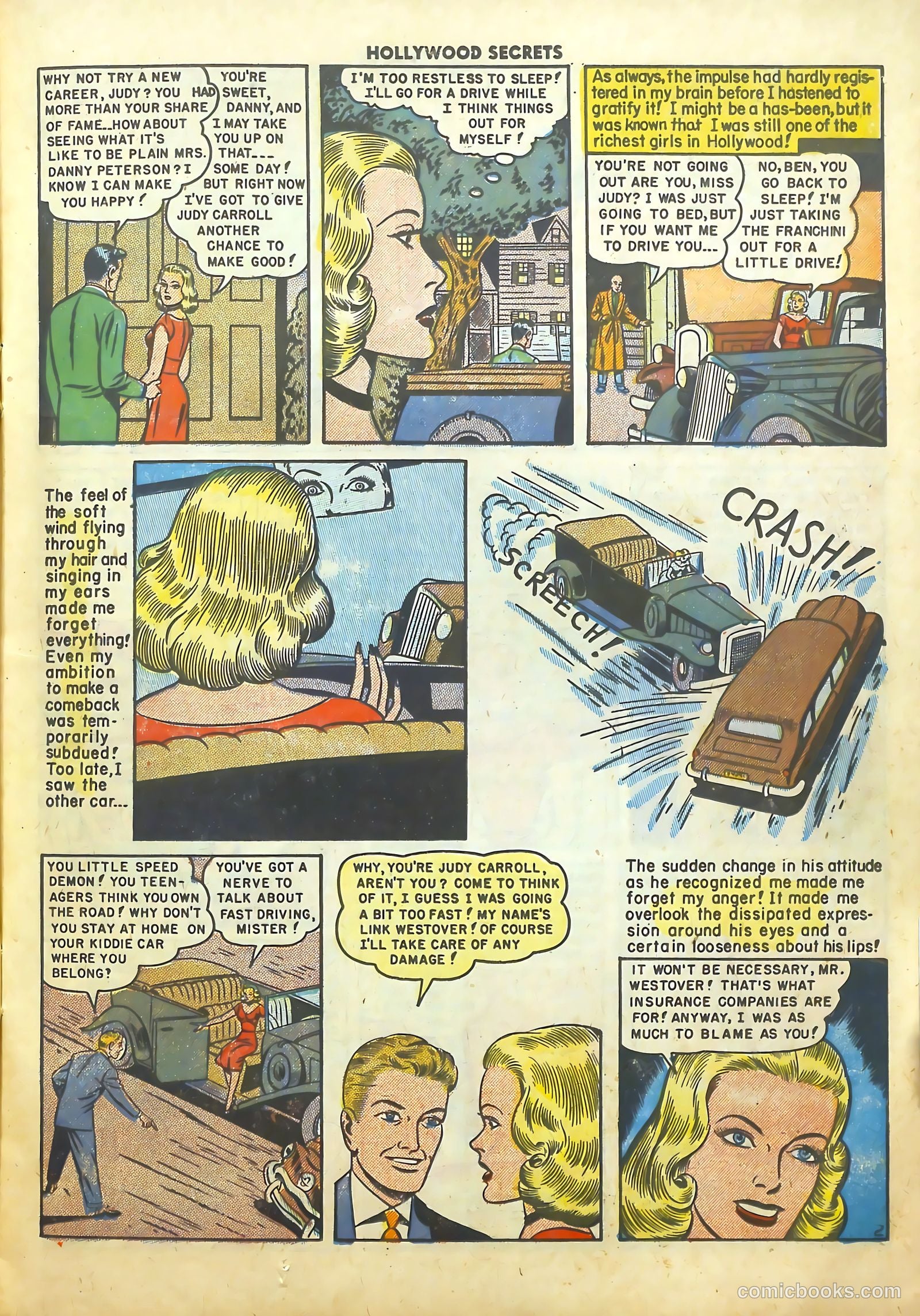 Hollywood Secrets #4 (1950) — page 13 of 36