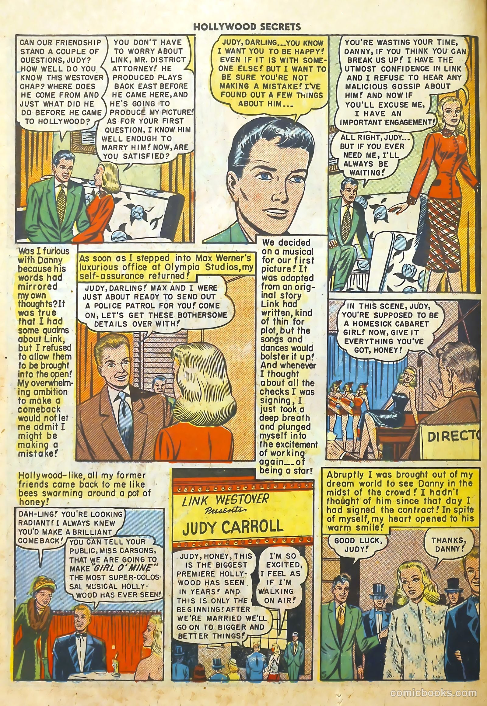 Hollywood Secrets #4 (1950) — page 16 of 36