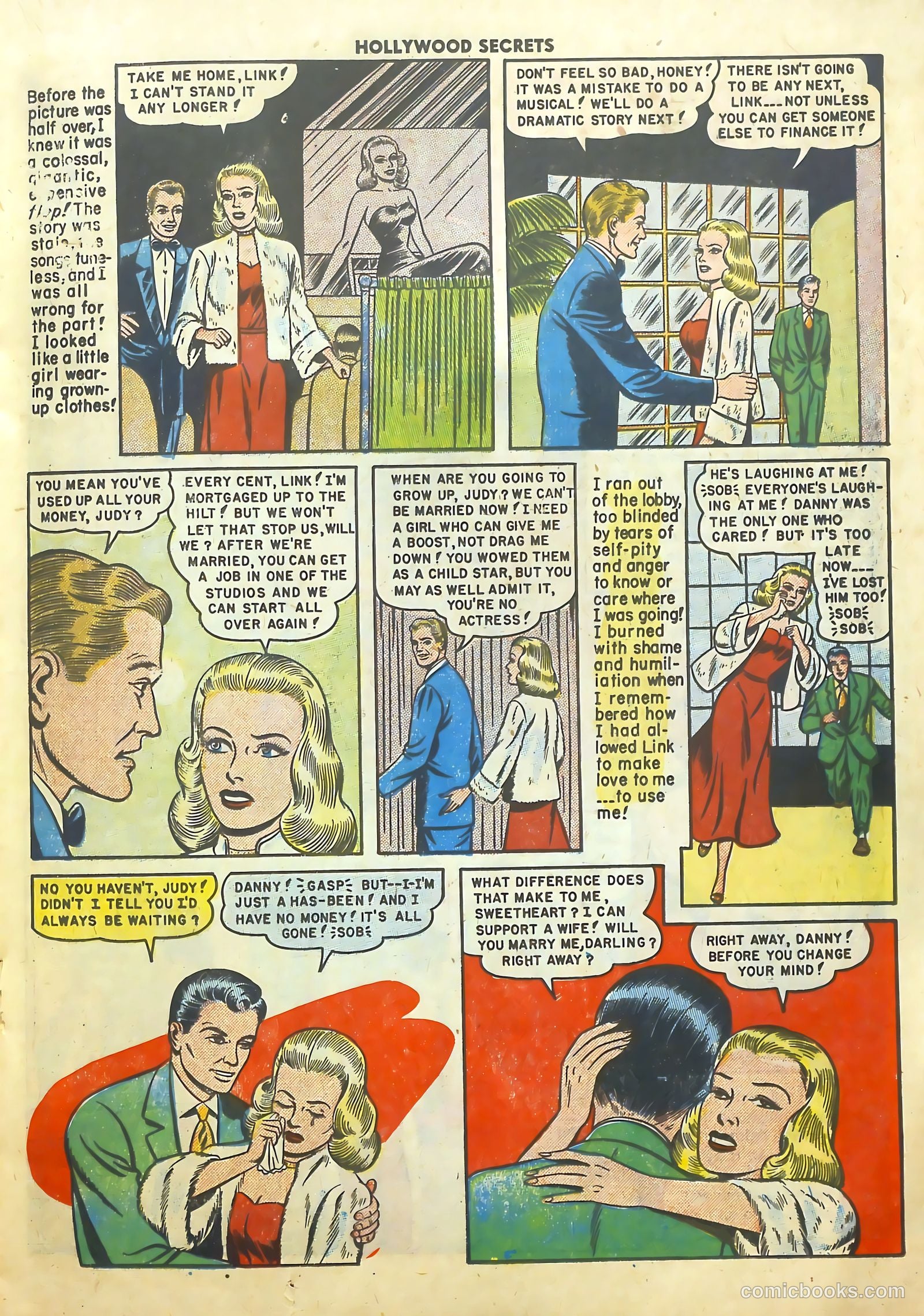 Hollywood Secrets #4 (1950) — page 17 of 36
