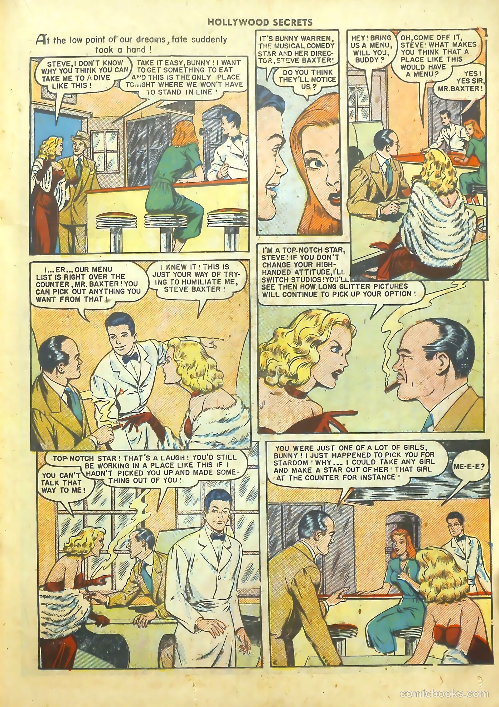 Hollywood Secrets #4 (1950) — page 19 of 36