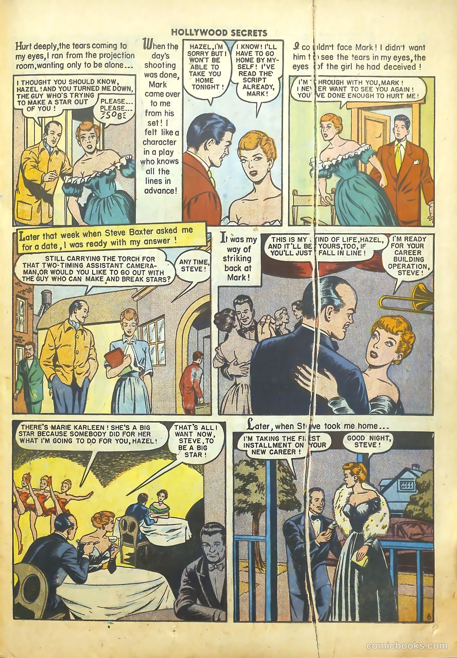 Hollywood Secrets #4 (1950) — page 23 of 36